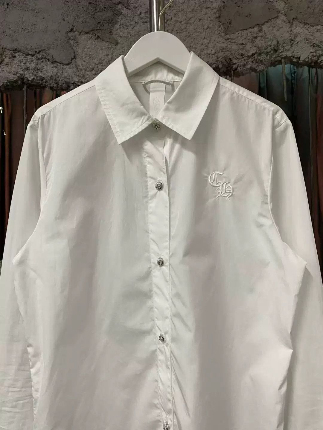 Chrome Hearts chrome hearts embroidered long sleeve shirt Size US XS / EU 42 / 0 - 3 Thumbnail