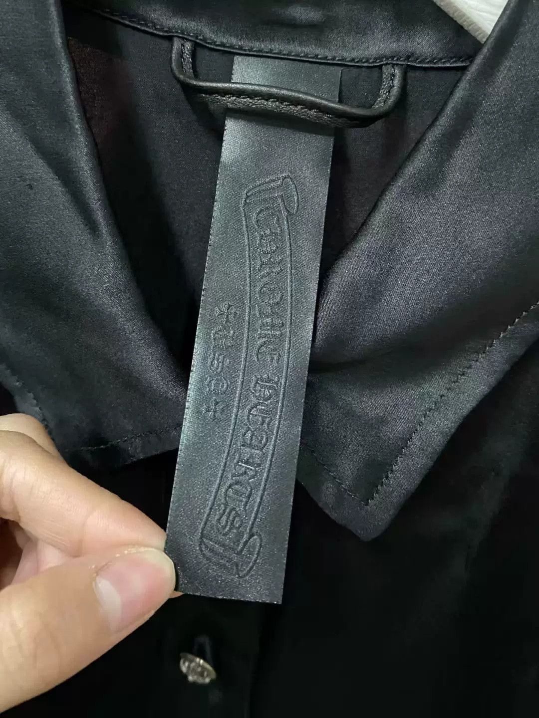 Chrome Hearts black silk shirt by Chrome Hearts Size US XS / EU 42 / 0 - 4 Thumbnail