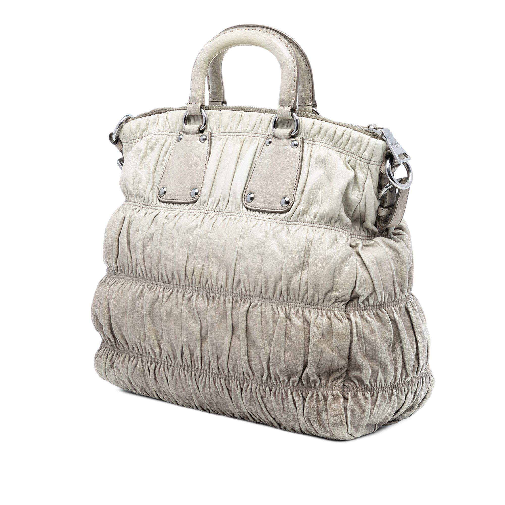 Prada Prada Nappa Gaufre Ombre Satchel Size ONE SIZE - 2 Thumbnail