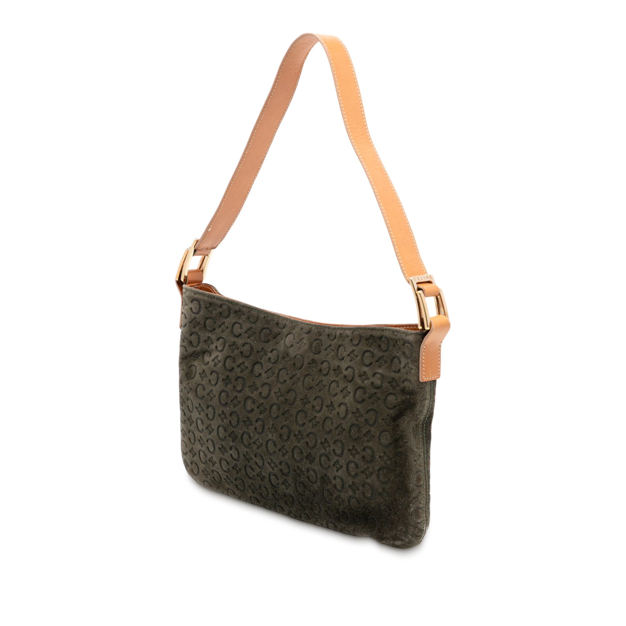 Celine Celine C Macadam Suede Shoulder Bag Size ONE SIZE - 2 Thumbnail