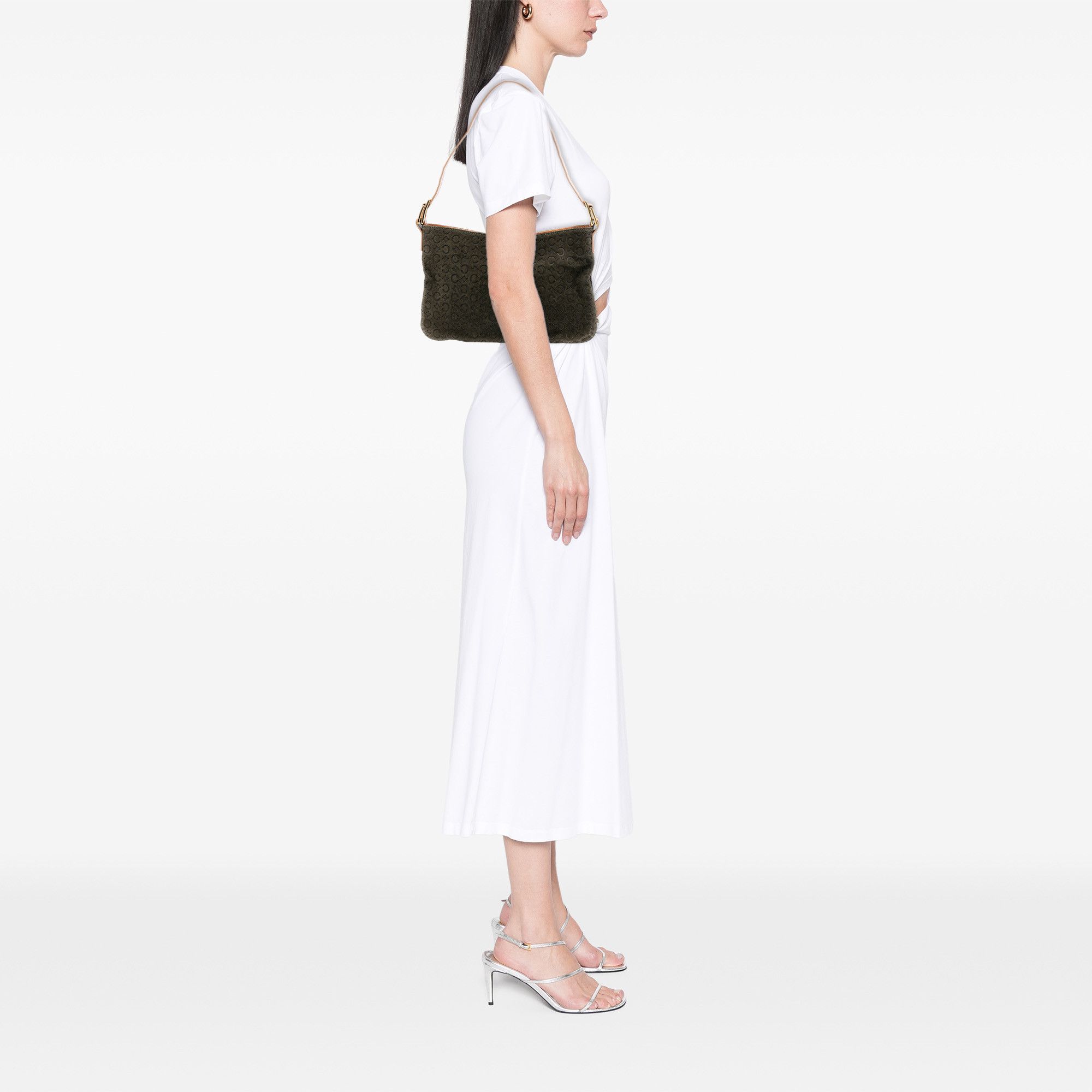 Celine Celine C Macadam Suede Shoulder Bag Size ONE SIZE - 7 Thumbnail