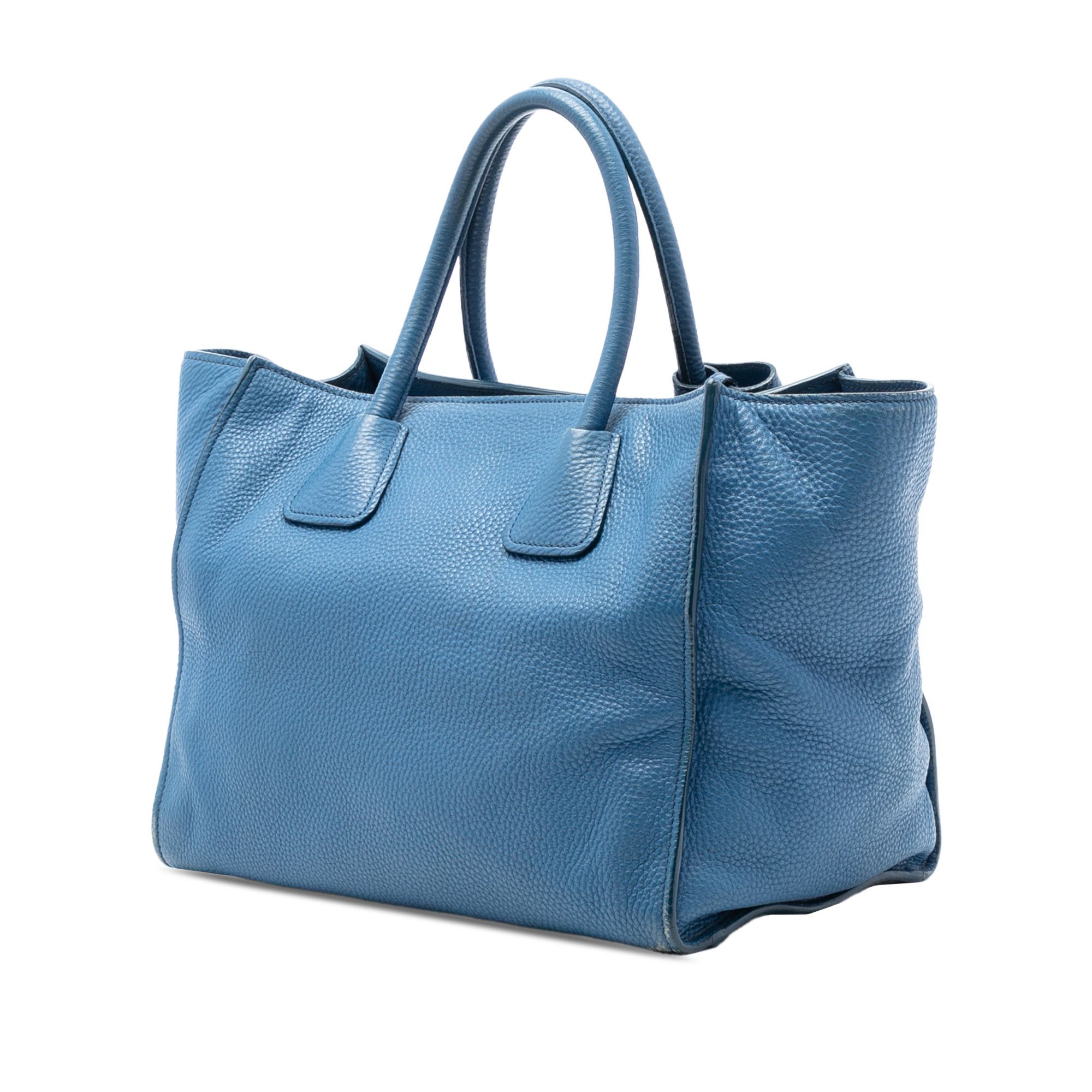 Prada Prada Vitello Daino Front Pocket Open Convertible Tote Size ONE SIZE - 2 Thumbnail