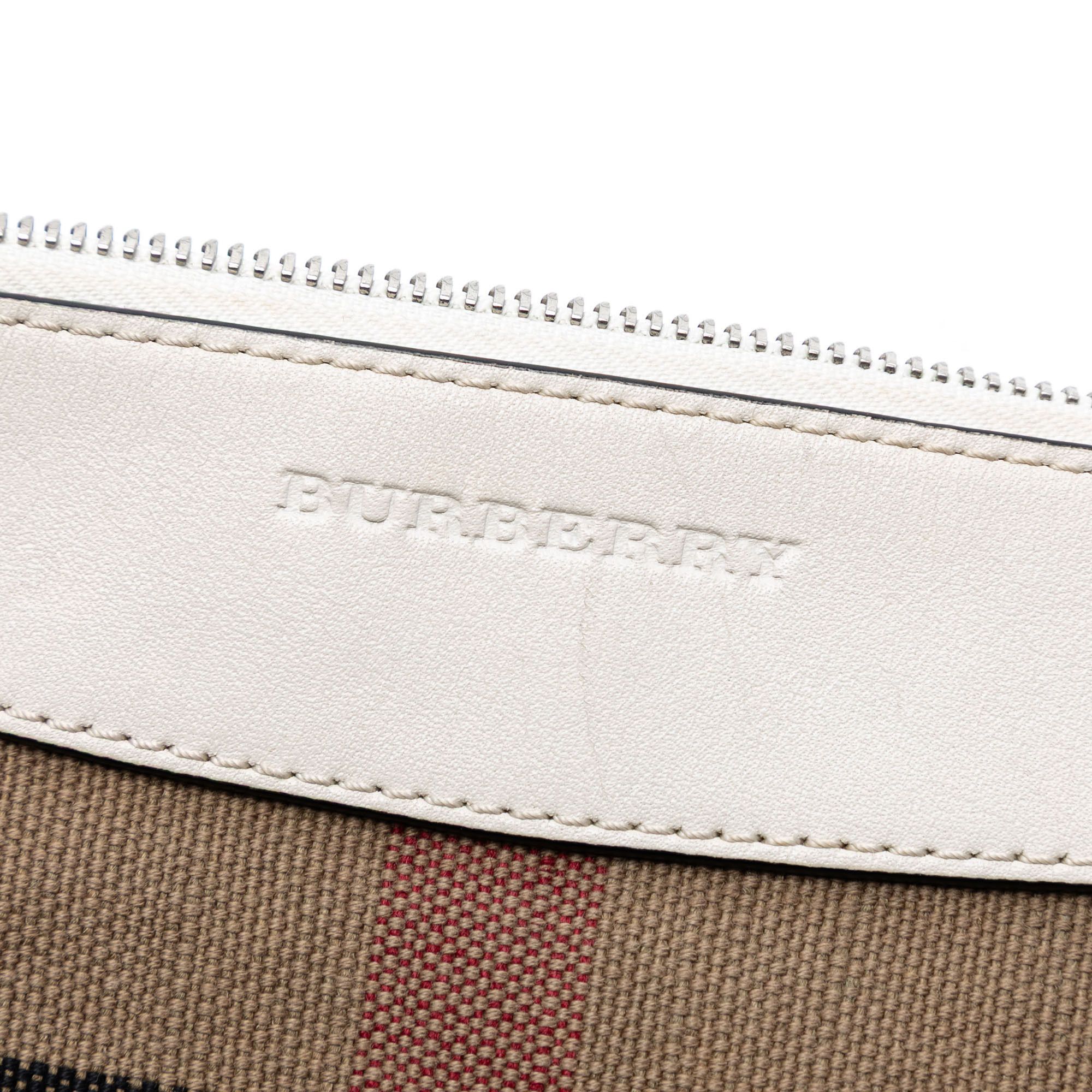 Burberry Burberry Mega Check Canvas Peyton Crossbody Size ONE SIZE - 6 Thumbnail