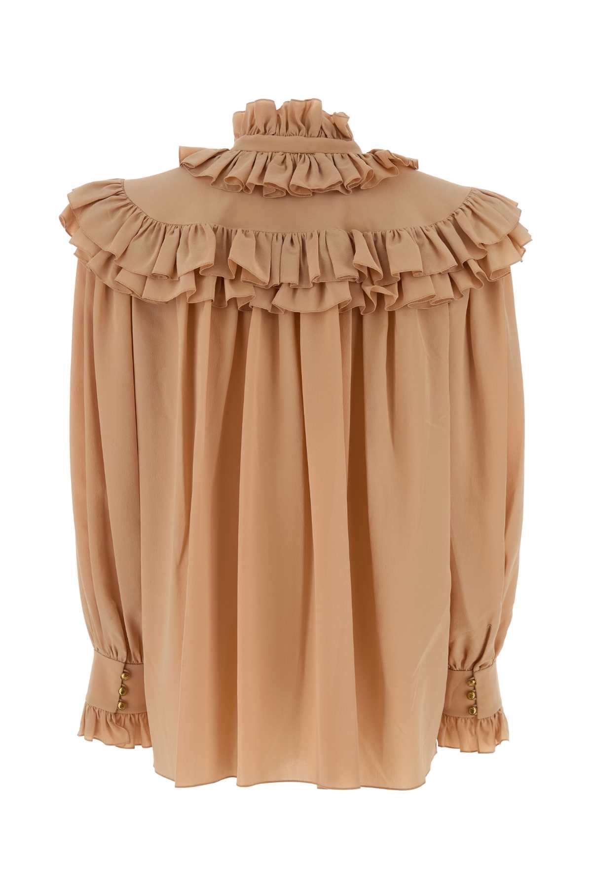 Chloe Peach Silk Blouse Size S / US 4 / IT 40 - 2 Thumbnail