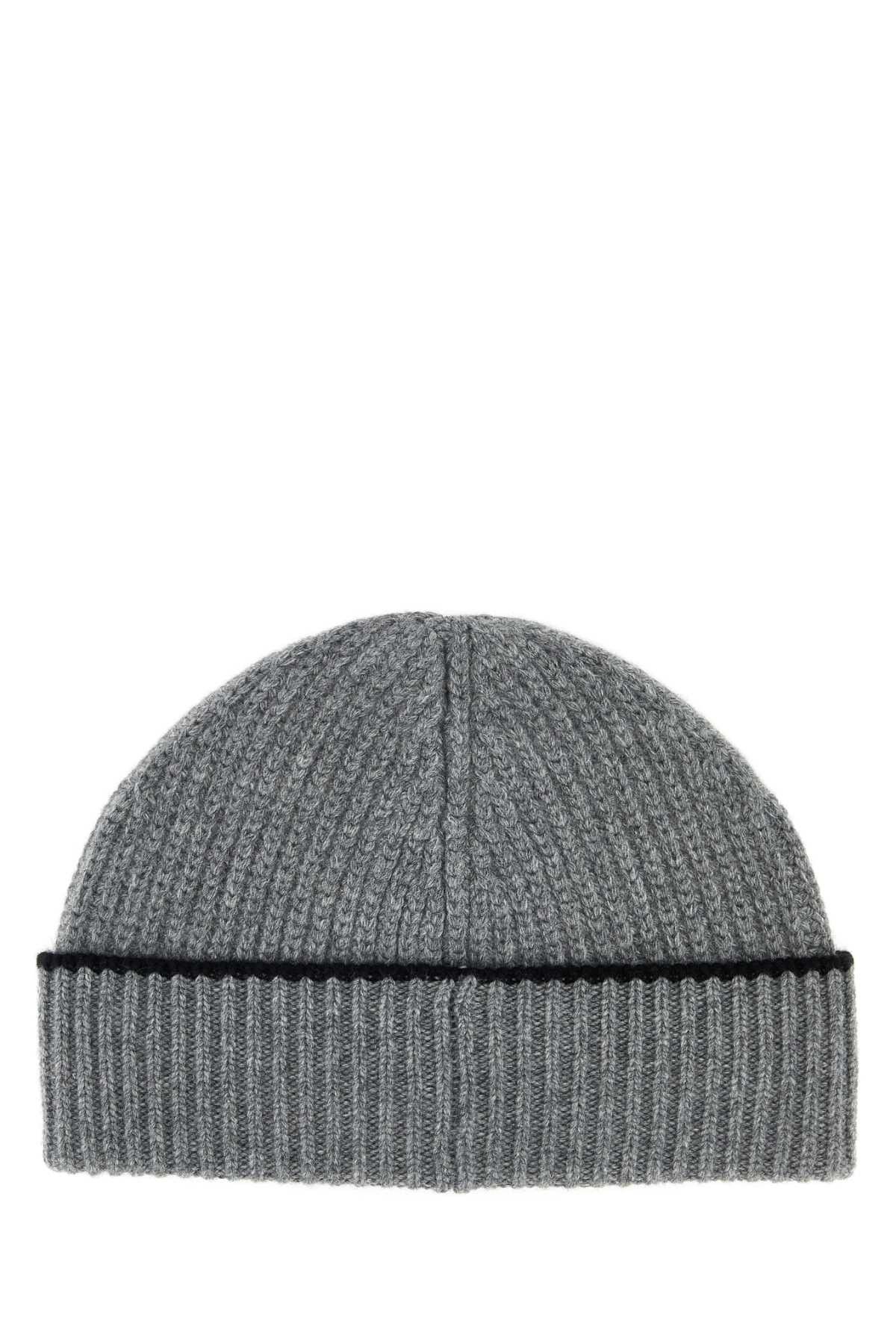 Chloe Grey Wool Blend Beanie Hat Size ONE SIZE - 2 Thumbnail