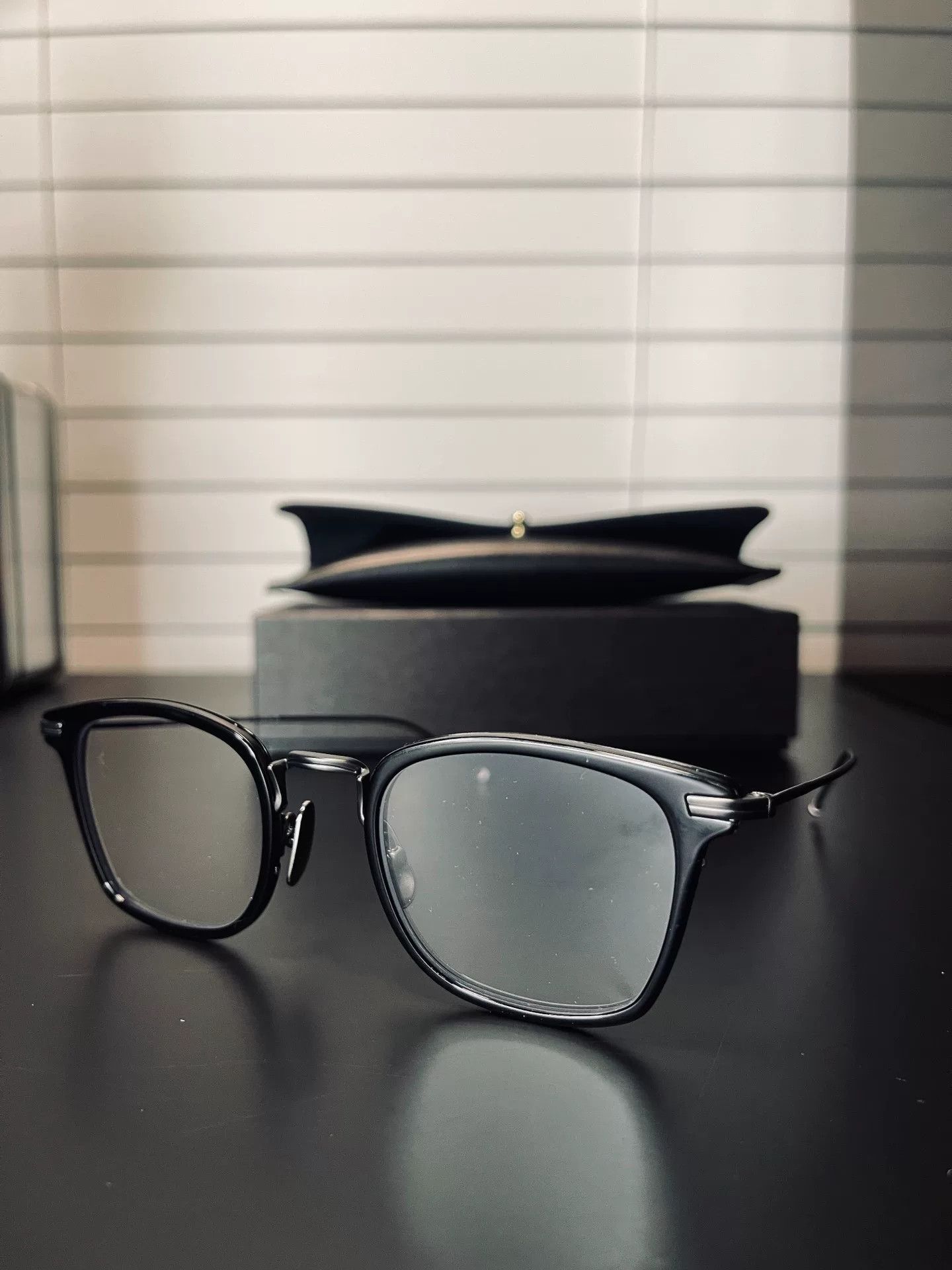 Thom Browne stylish black square Thom Browne glasses Size ONE SIZE - 4 Thumbnail