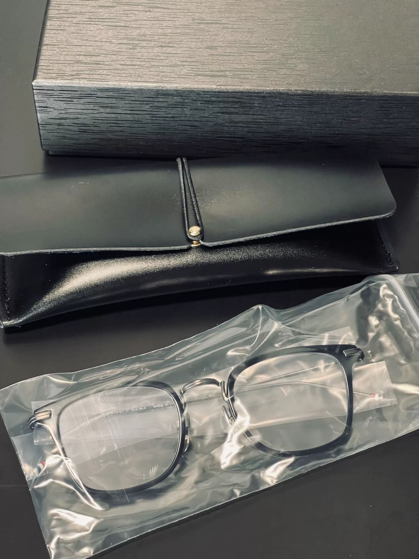 Thom Browne stylish black square Thom Browne glasses Size ONE SIZE - 7 Thumbnail