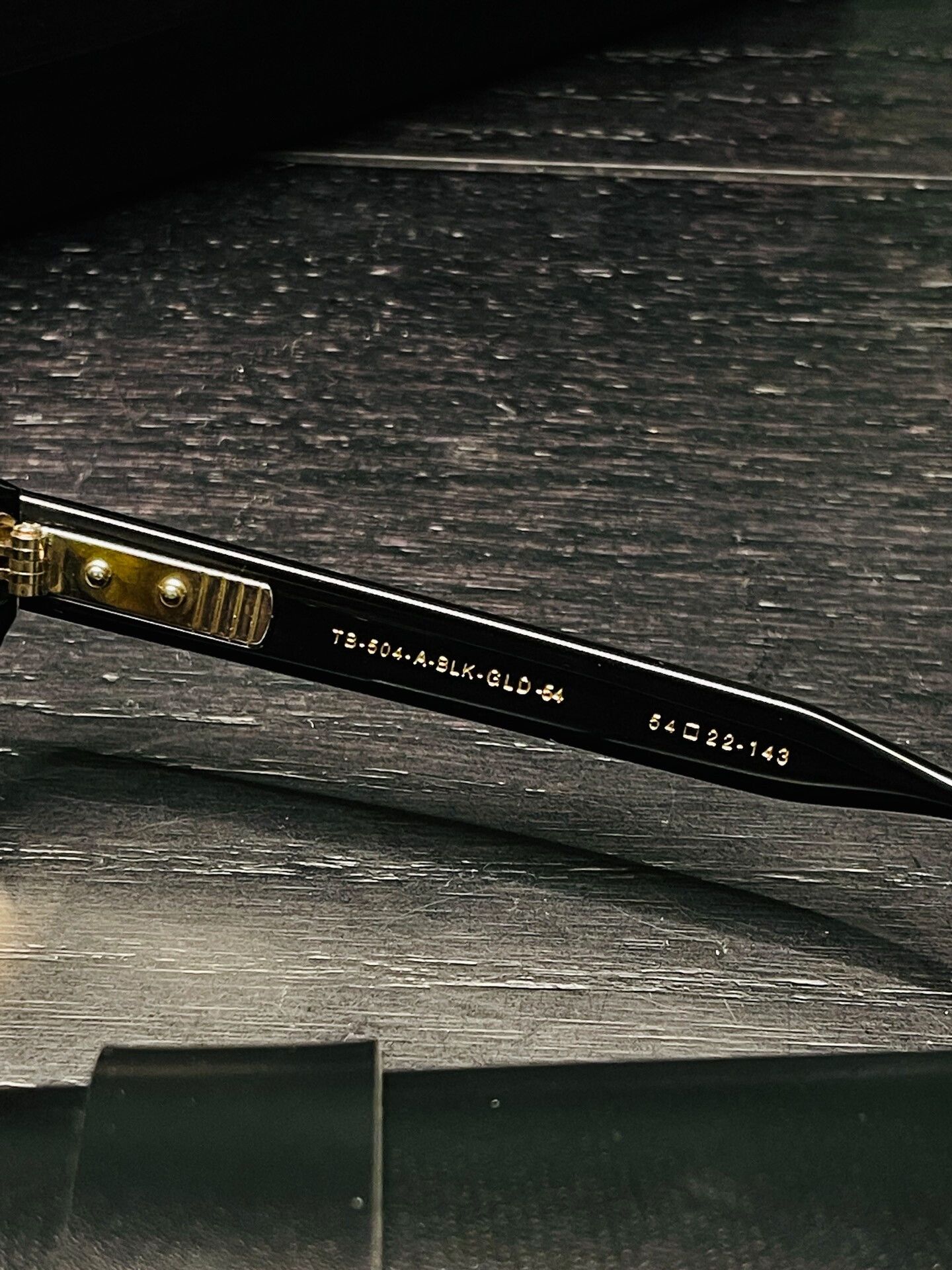 Thom Browne Thom Browne TB-504 Sunglasses with Gold Accents Size ONE SIZE - 4 Thumbnail