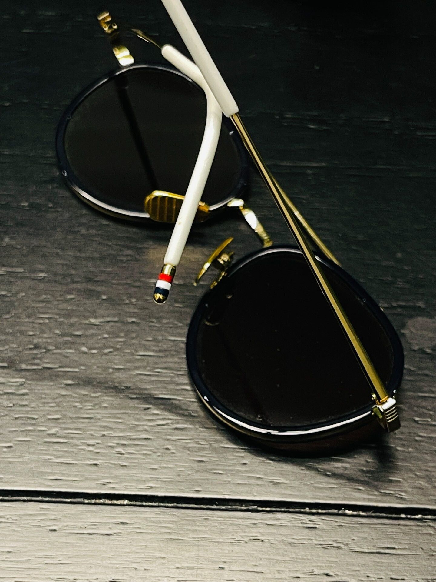 Thom Browne Thom Browne Pilot Sunglasses TB-801 Size ONE SIZE - 5 Thumbnail