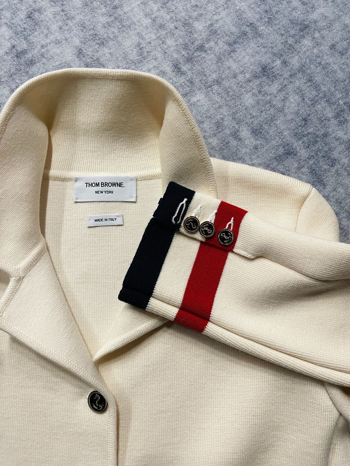 Thom Browne thom browne casual knit blazer with buttons Size US M / EU 48-50 / 2 - 4 Thumbnail
