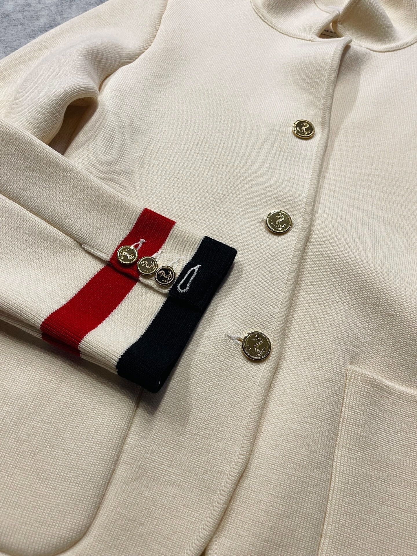 Thom Browne thom browne casual knit blazer with buttons Size US M / EU 48-50 / 2 - 3 Thumbnail
