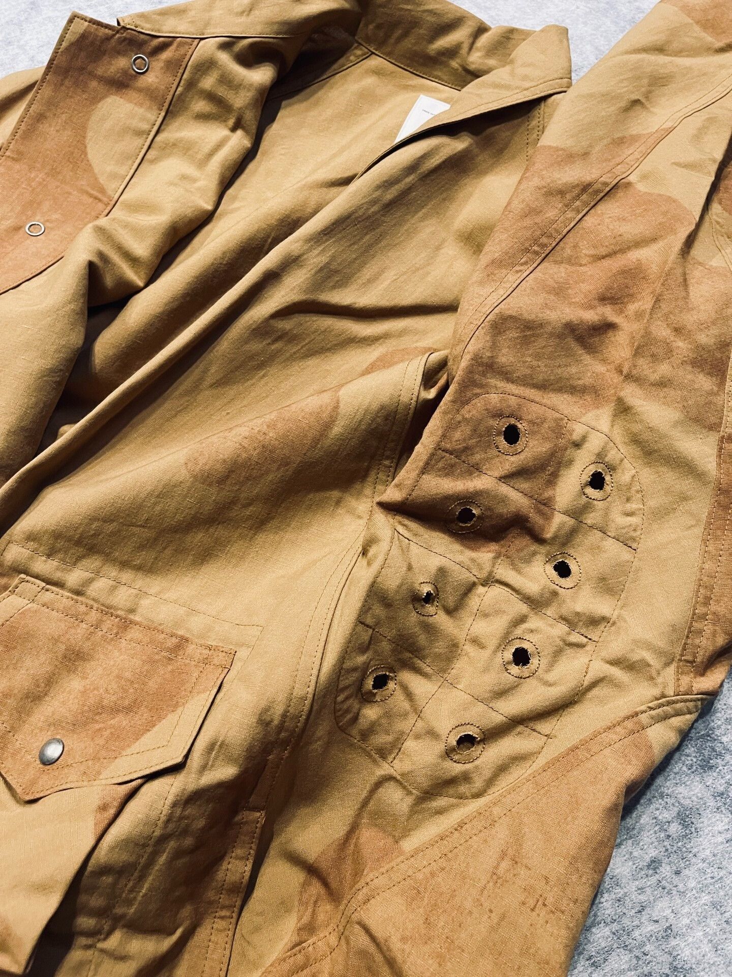 Visvim Visvim Four Winds Wind Coat Beige Camo Size US M / EU 48-50 / 2 - 3 Thumbnail