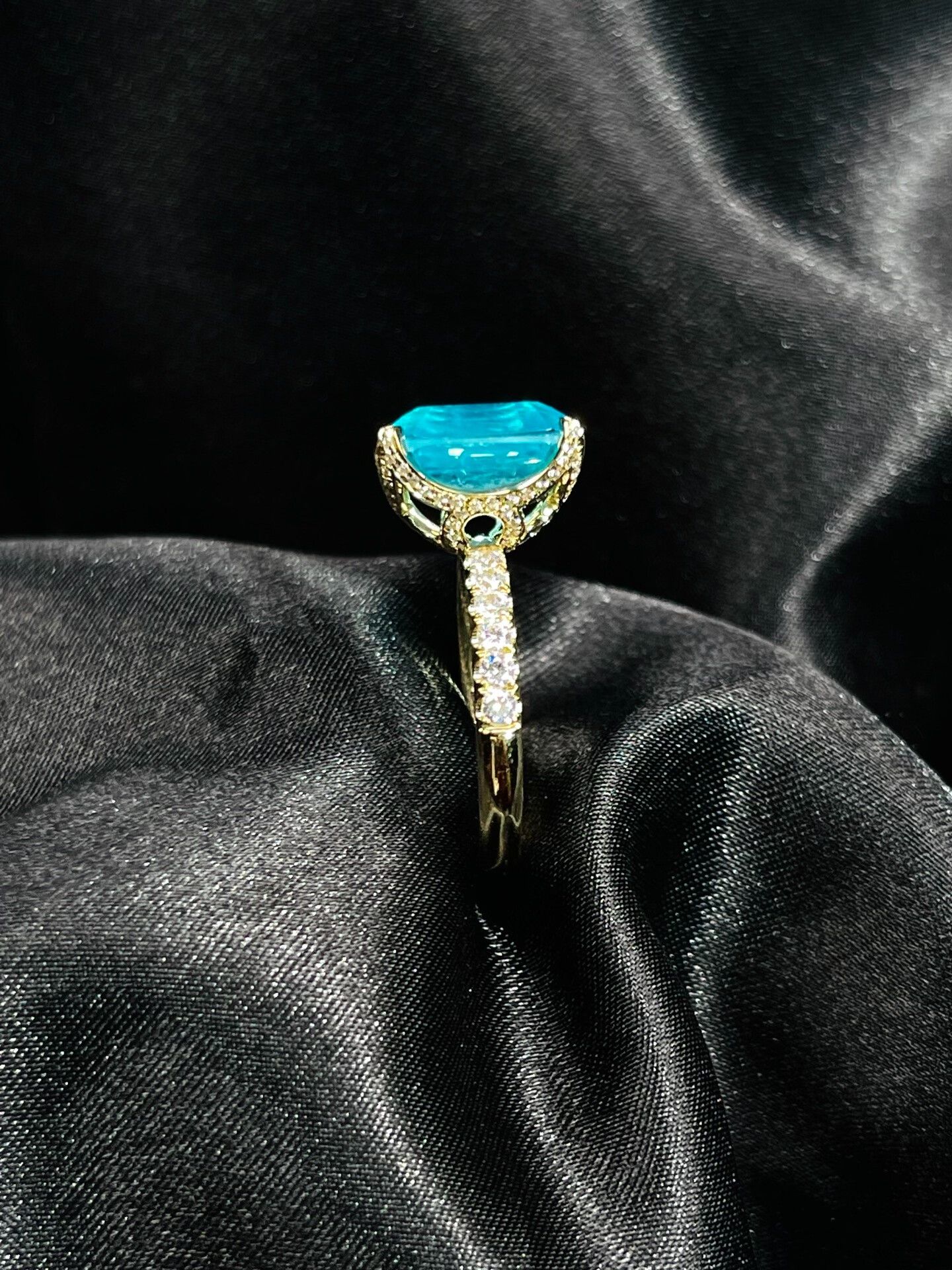 Shuren Projects custom 18K gold gemstone diamond ring Size ONE SIZE - 2 Thumbnail