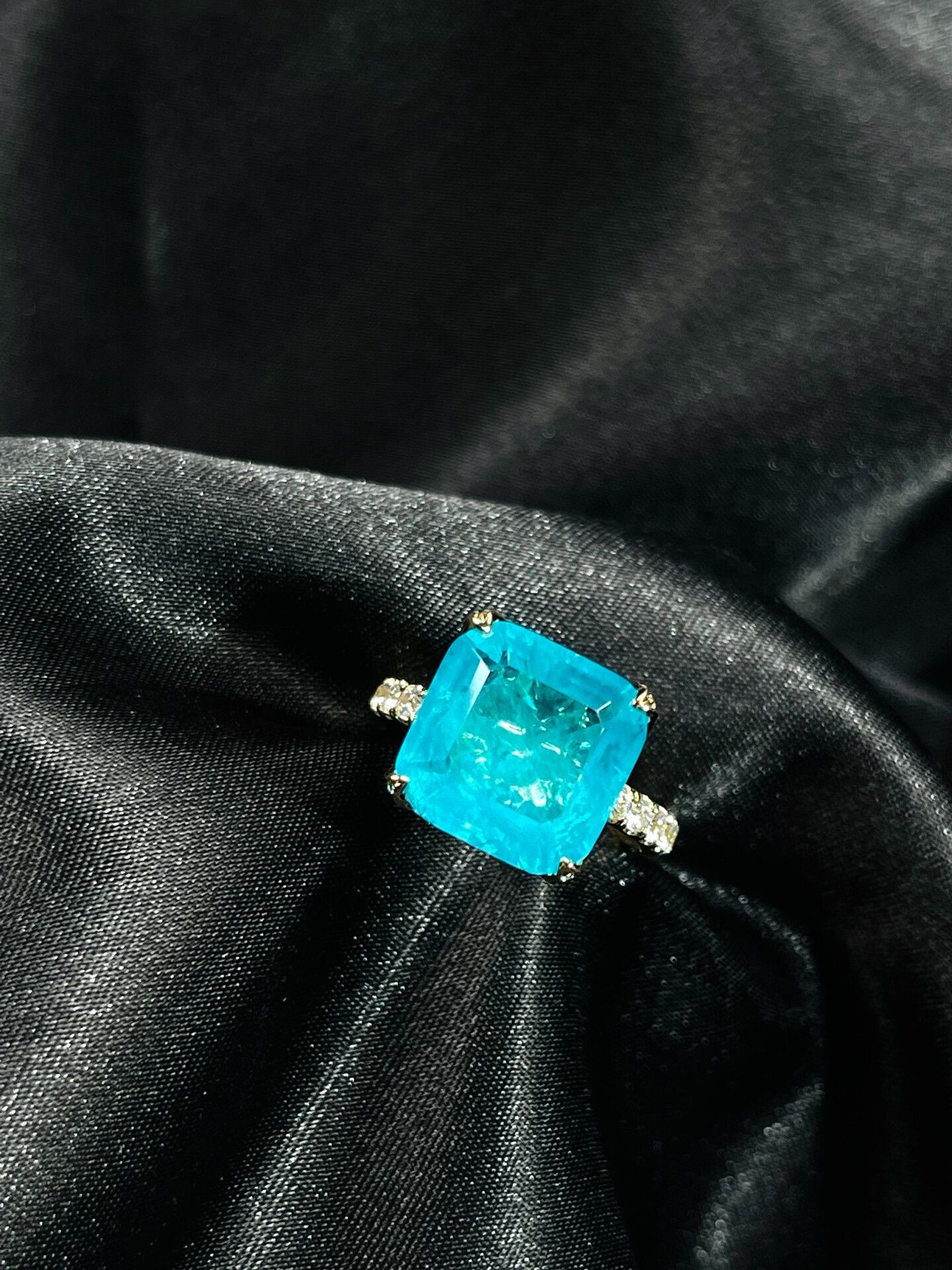 Shuren Projects custom 18K gold gemstone diamond ring Size ONE SIZE - 4 Thumbnail