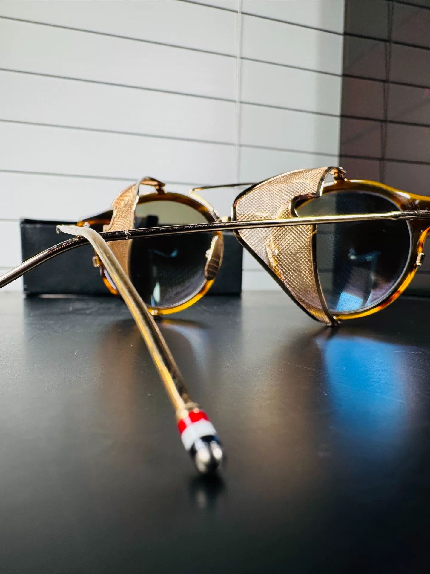 Thom Browne thom browne tb-804 brown sunglasses Size ONE SIZE - 6 Thumbnail