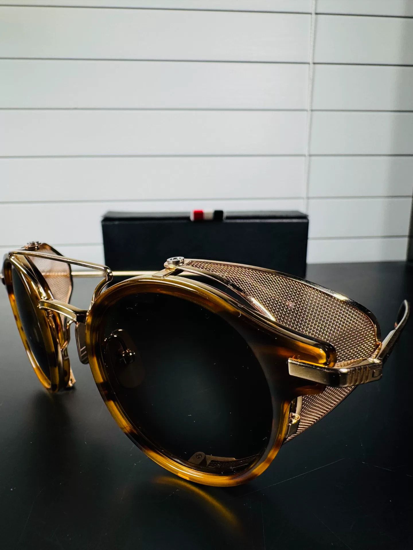 Thom Browne thom browne tb-804 brown sunglasses Size ONE SIZE - 5 Thumbnail