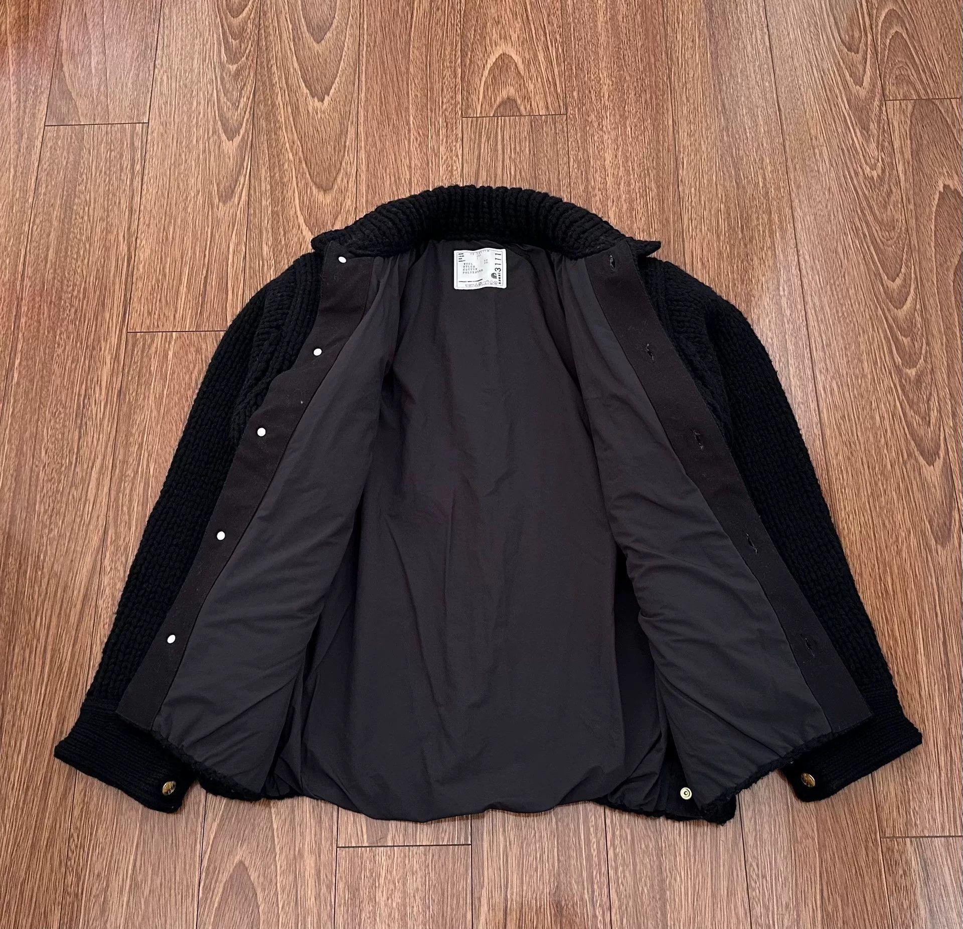 Sacai sacai x carhartt wool knit jacket Size US S / EU 44-46 / 1 - 3 Thumbnail