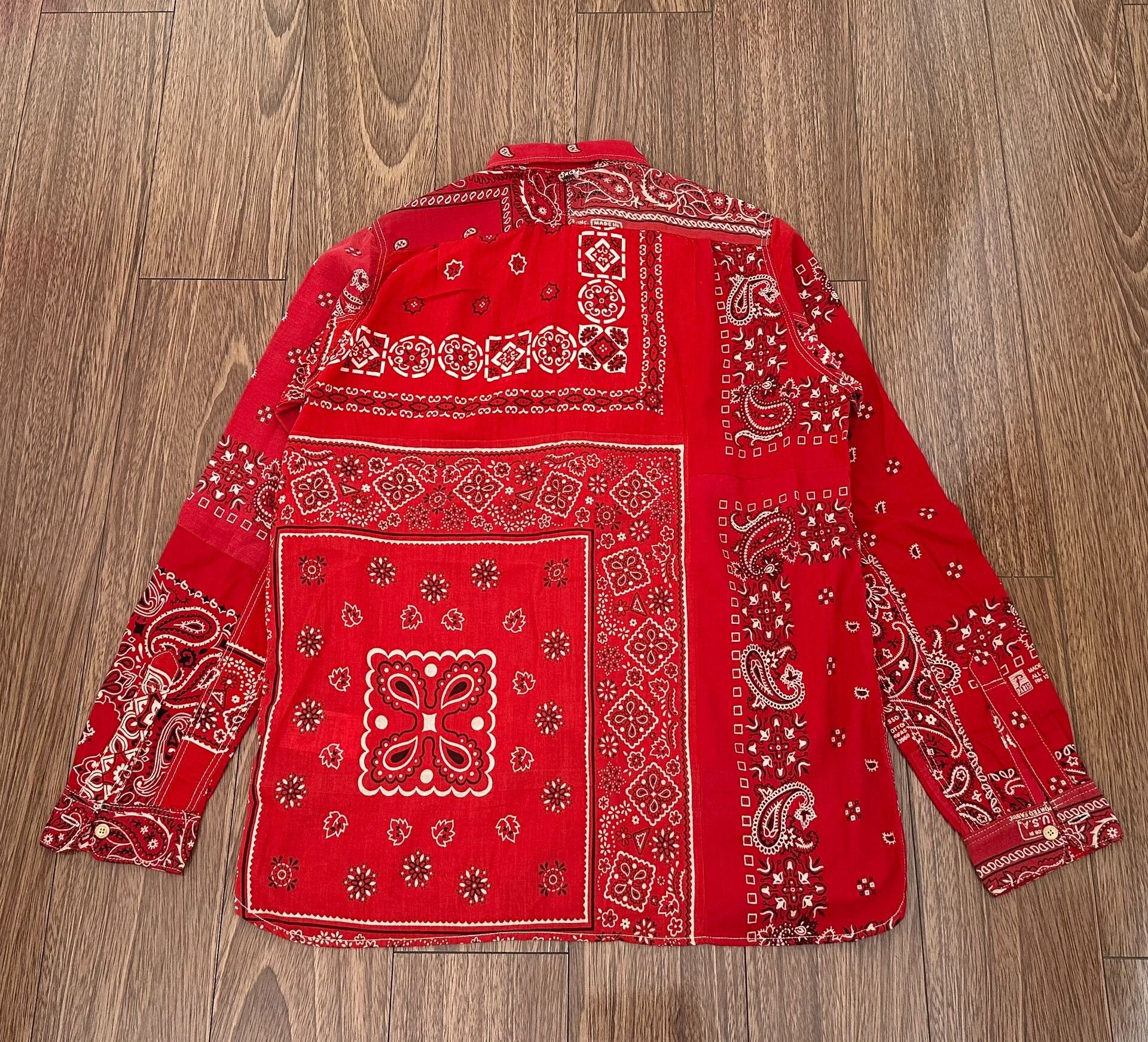 Visvim visvim long rider bandana shirt Size US S / EU 44-46 / 1 - 2 Thumbnail