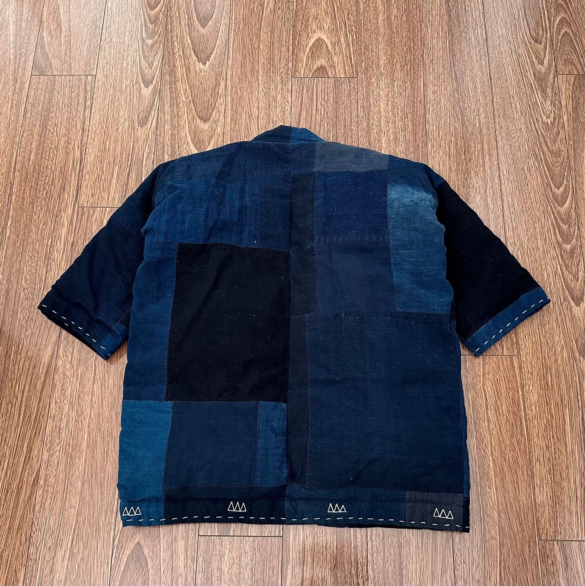 Visvim visvim sanjuro kimono down jacket indigo Size US M / EU 48-50 / 2 - 2 Thumbnail
