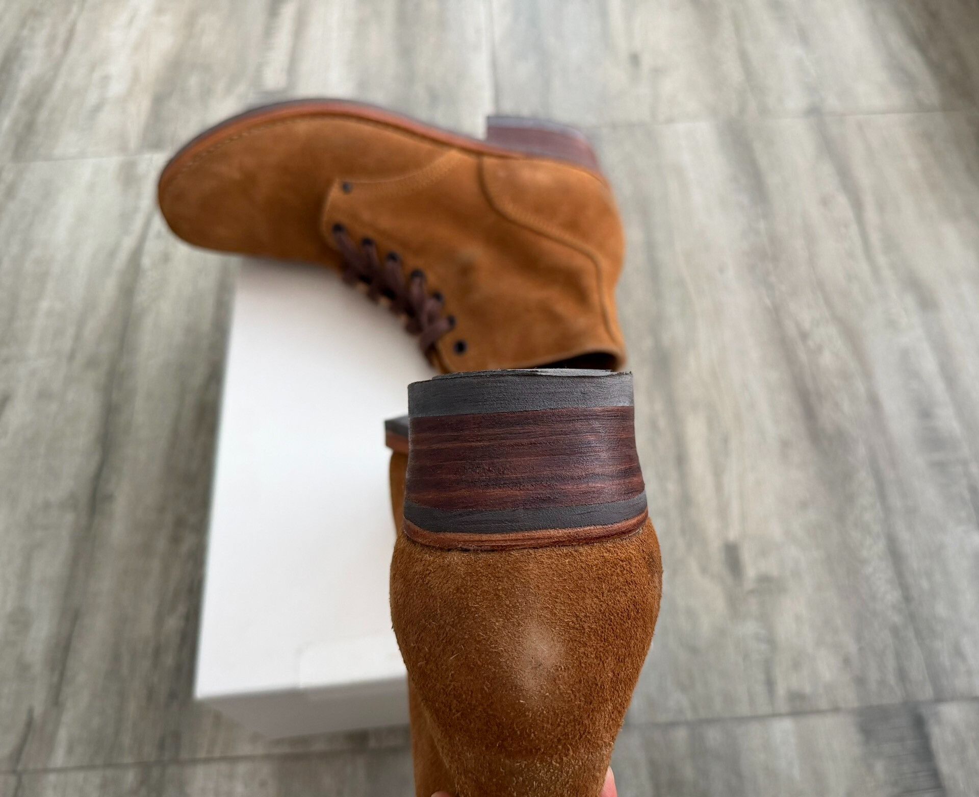 Visvim visvim marshal boots in camel suede Size US 11 / EU 44 - 6 Thumbnail