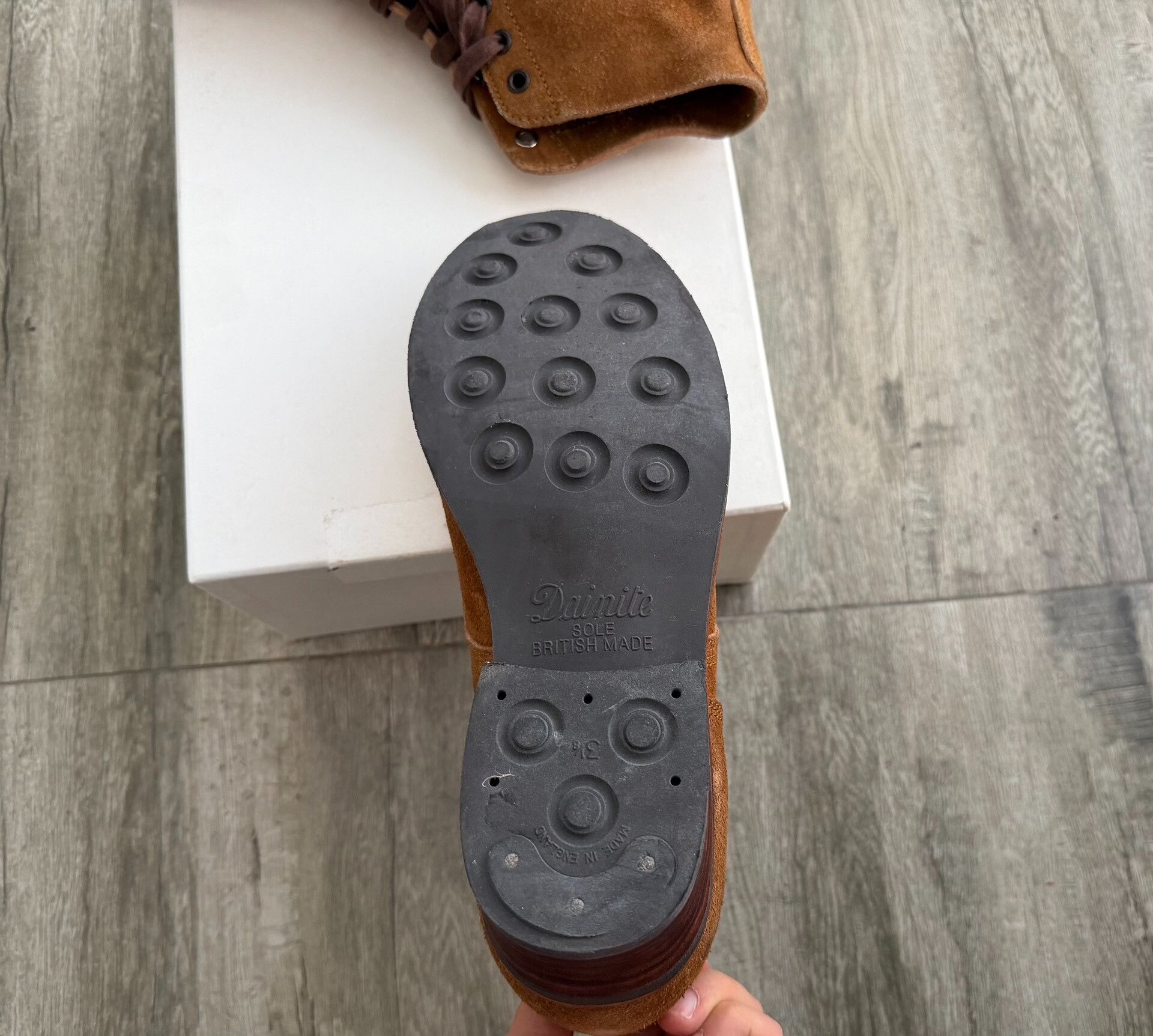 Visvim visvim marshal boots in camel suede Size US 11 / EU 44 - 5 Thumbnail