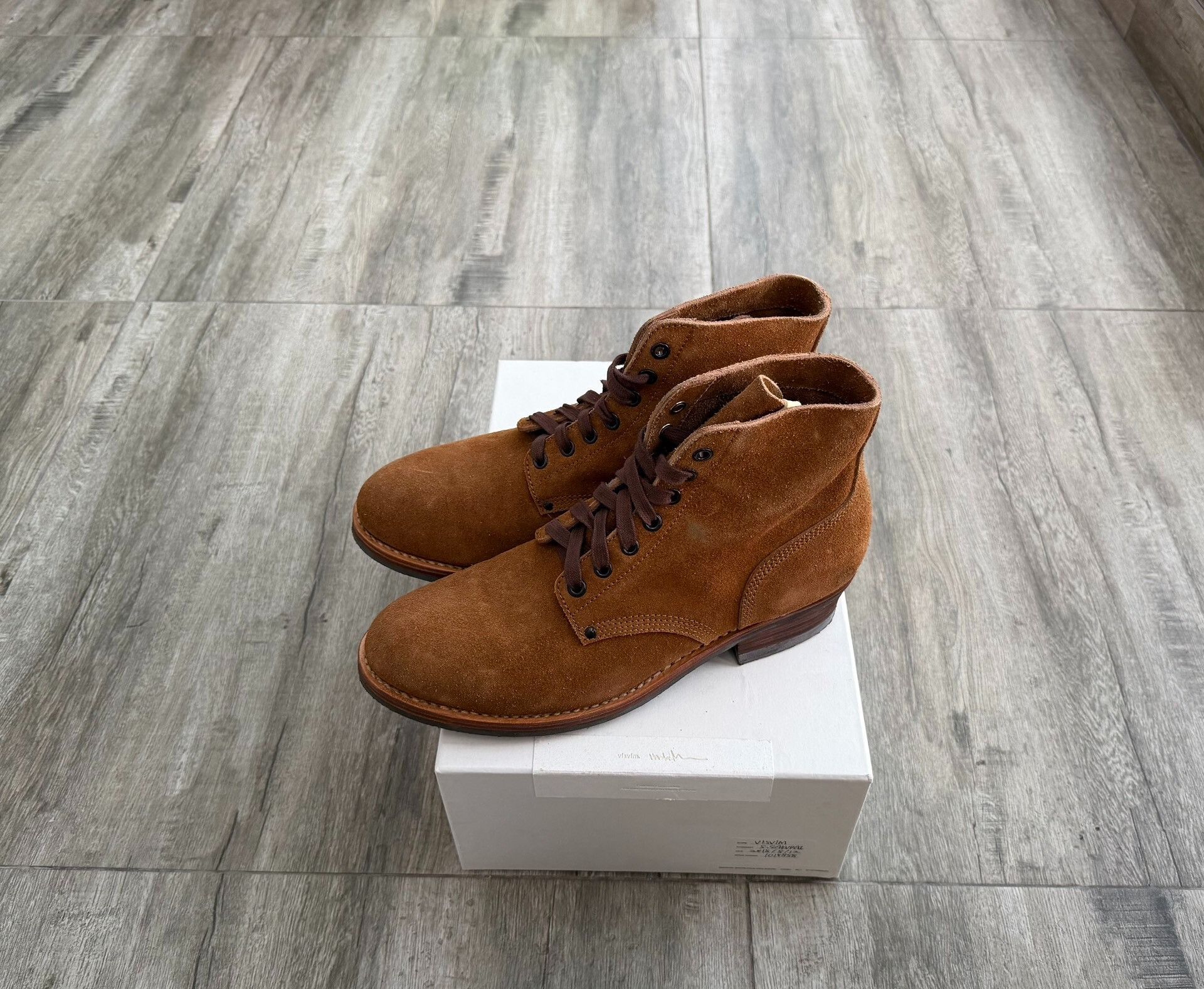 Visvim visvim marshal boots in camel suede Size US 11 / EU 44 - 2 Thumbnail