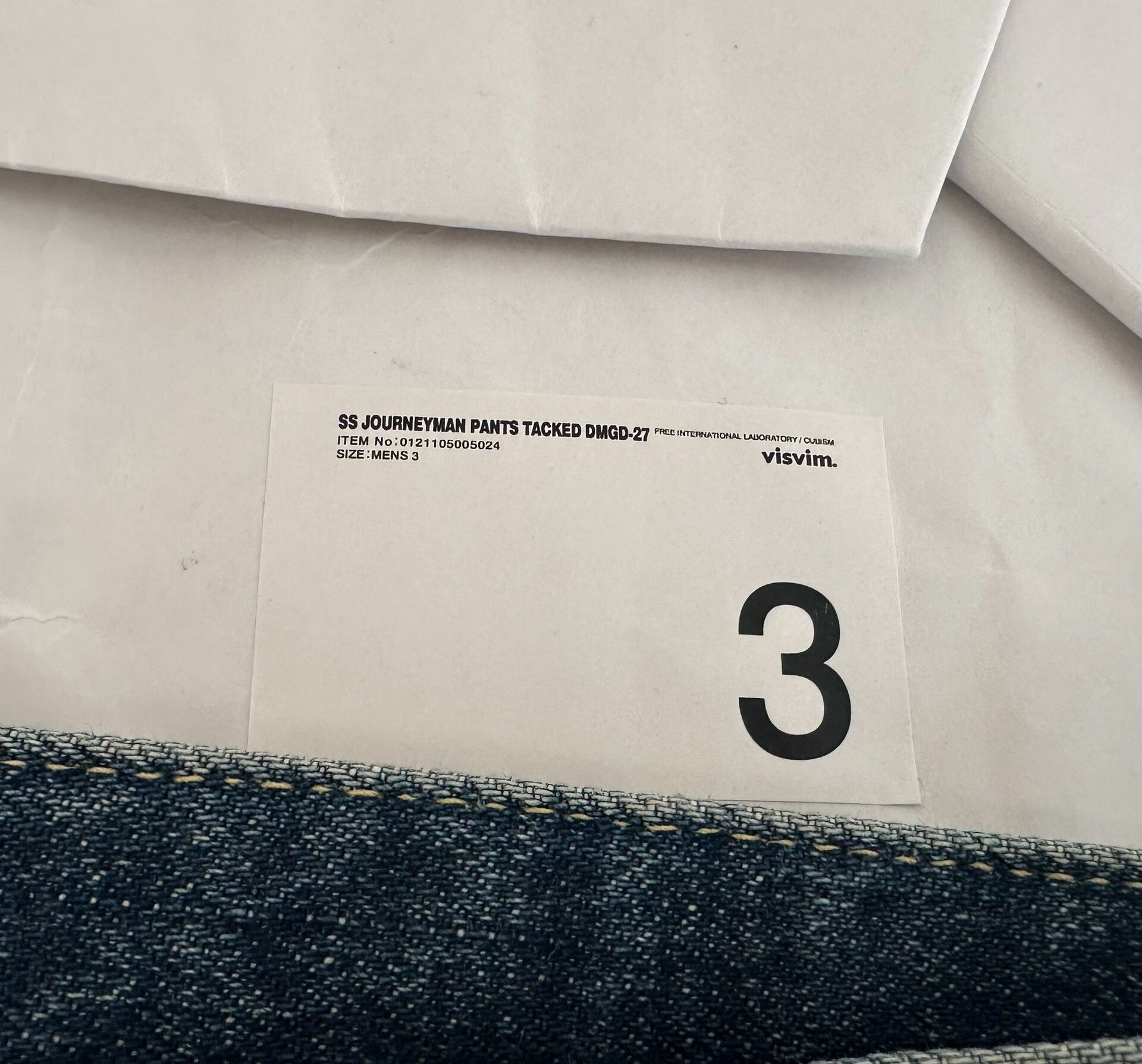 Visvim visvim ss journeyman pants tacked damaged 27 Size US 27 - 4 Thumbnail