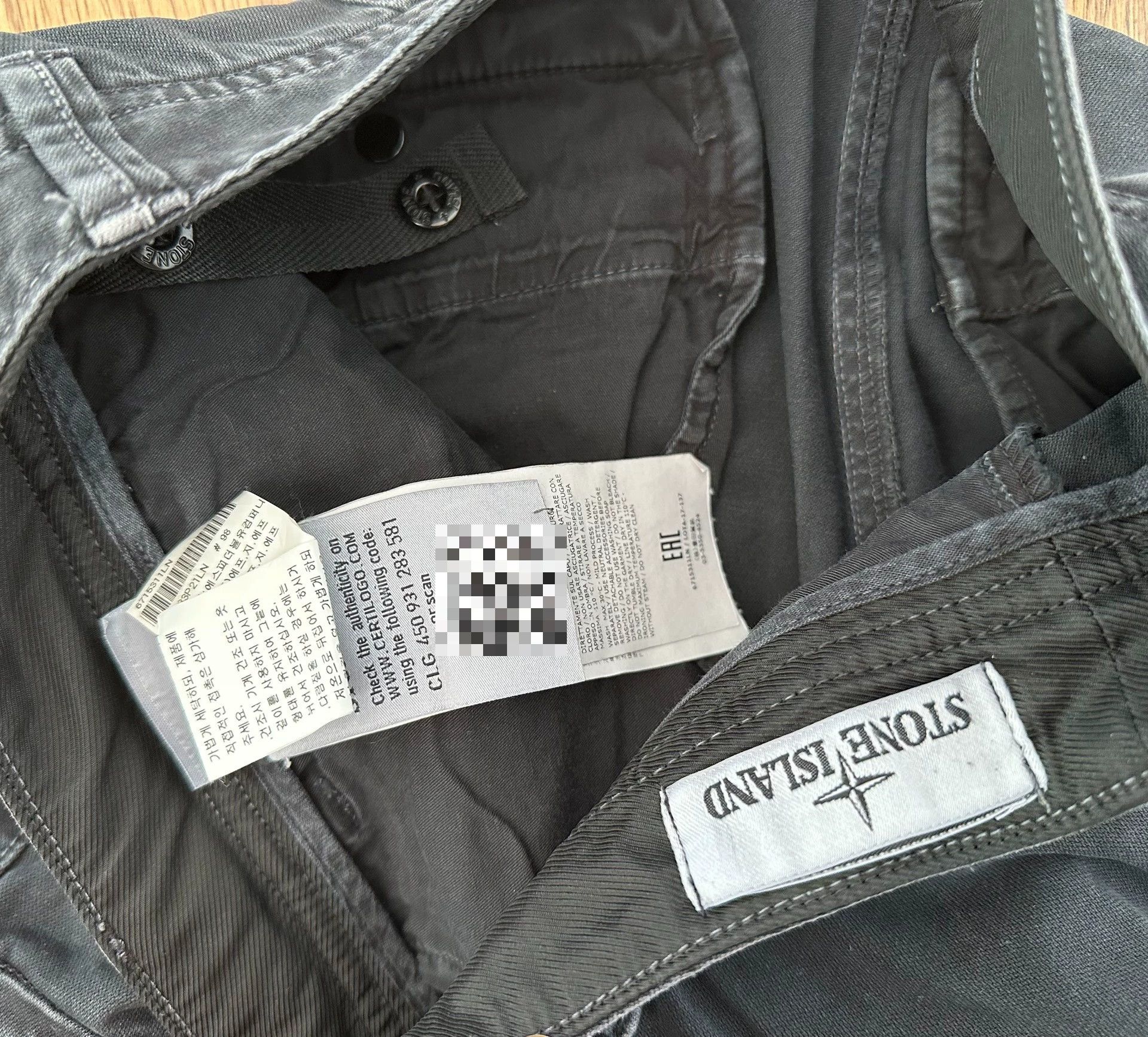 Stone Island stone island black cargo pants w32 Size US 32 / EU 48 - 3 Thumbnail