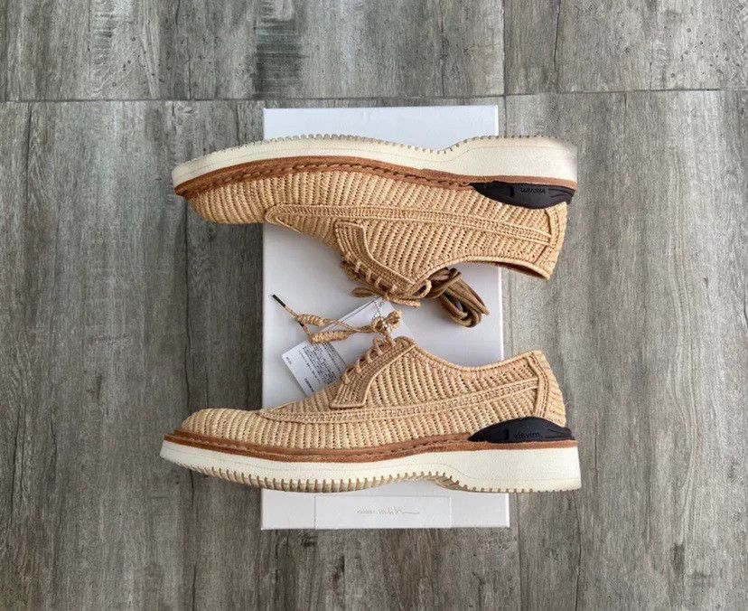 Visvim visvim raffia-folk low-top shoes in natural Size US 9 / EU 42 - 3 Thumbnail
