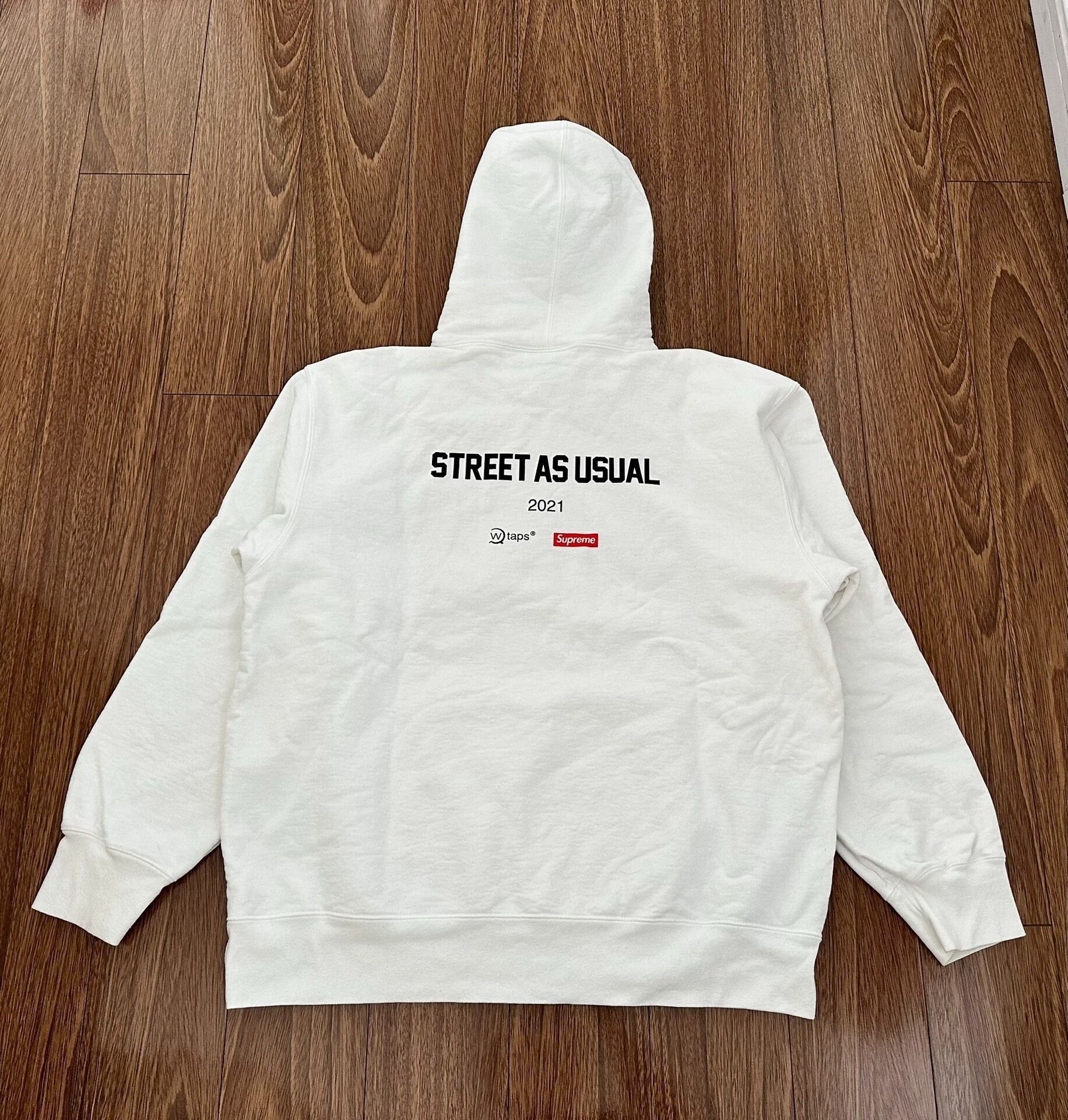 Supreme supreme x wtaps hooded sweatshirt in white Size US XL / EU 56 / 4 - 2 Thumbnail