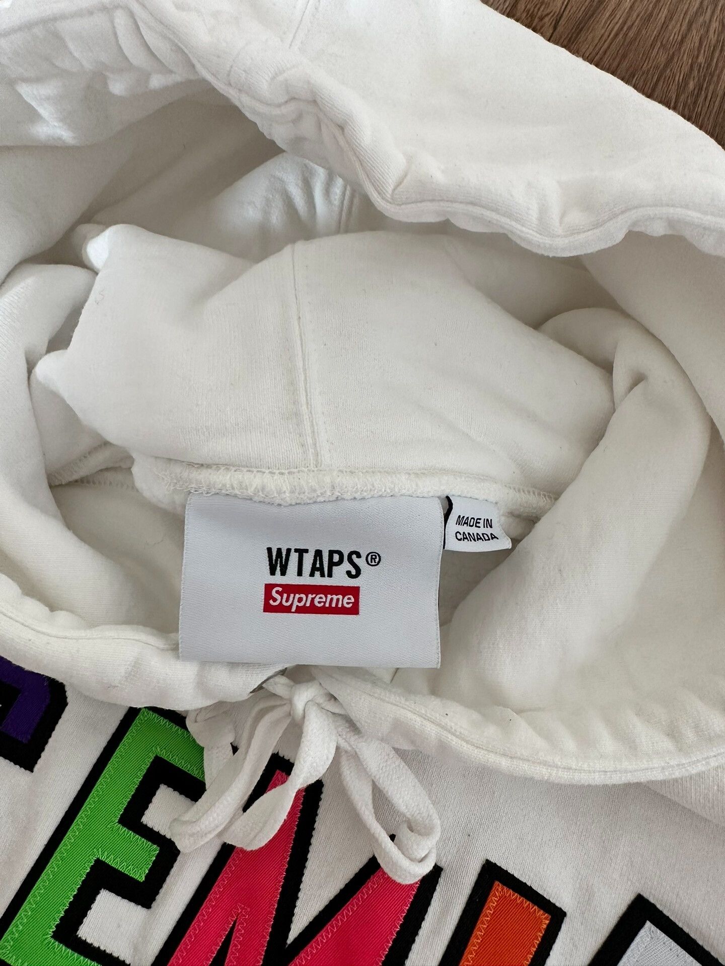 Supreme supreme x wtaps hooded sweatshirt in white Size US XL / EU 56 / 4 - 3 Thumbnail