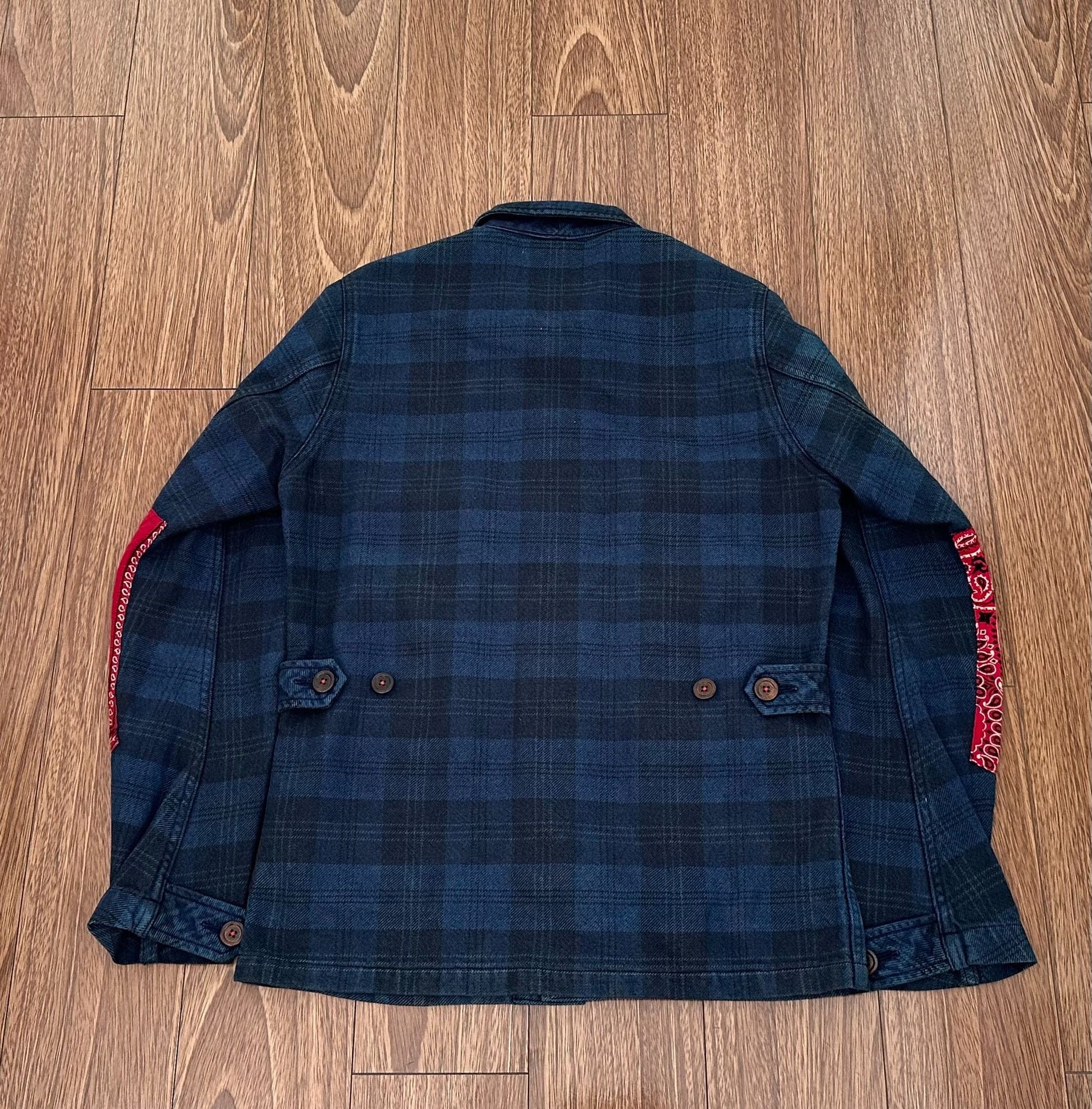 Visvim visvim kilgore jkt bandana blue red Size US M / EU 48-50 / 2 - 2 Thumbnail