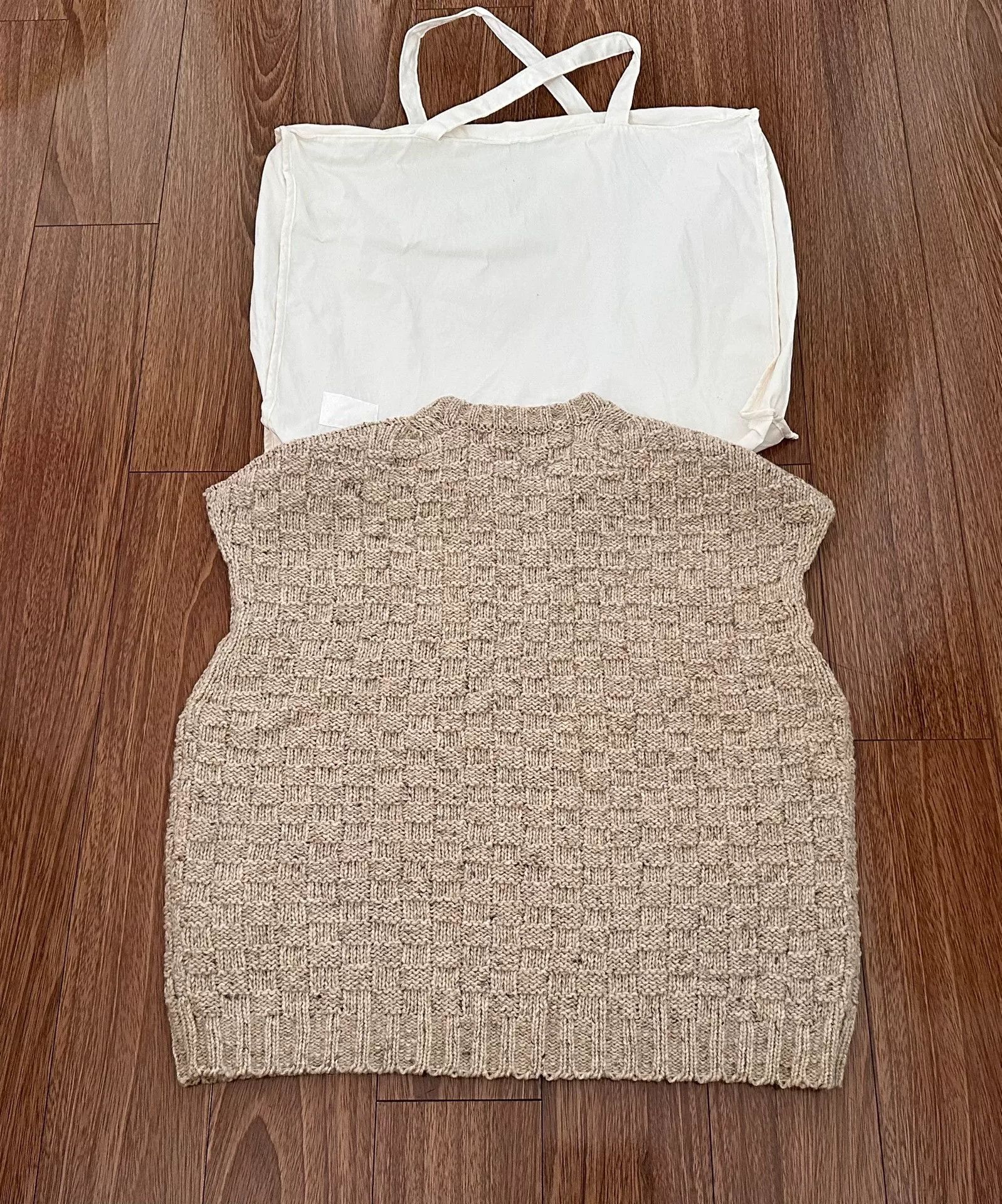 Visvim visvim mondo knit vest in beige wool Size US S / EU 44-46 / 1 - 2 Thumbnail