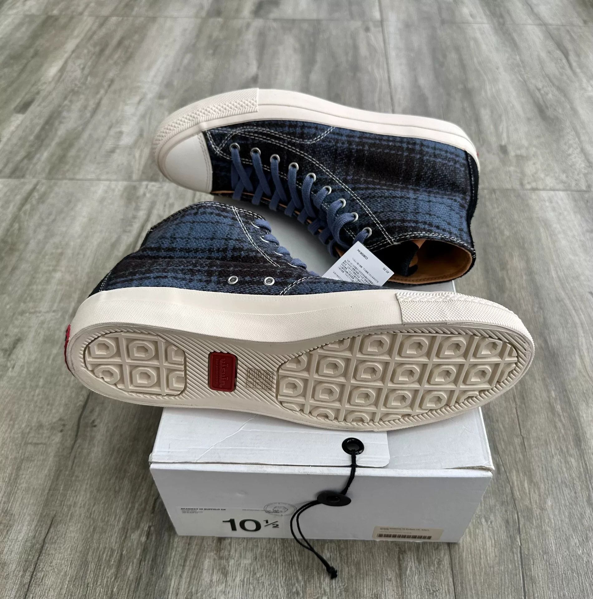 Visvim visvim skagway hi buffalo check shoes Size US 10.5 / EU 43-44 - 5 Thumbnail