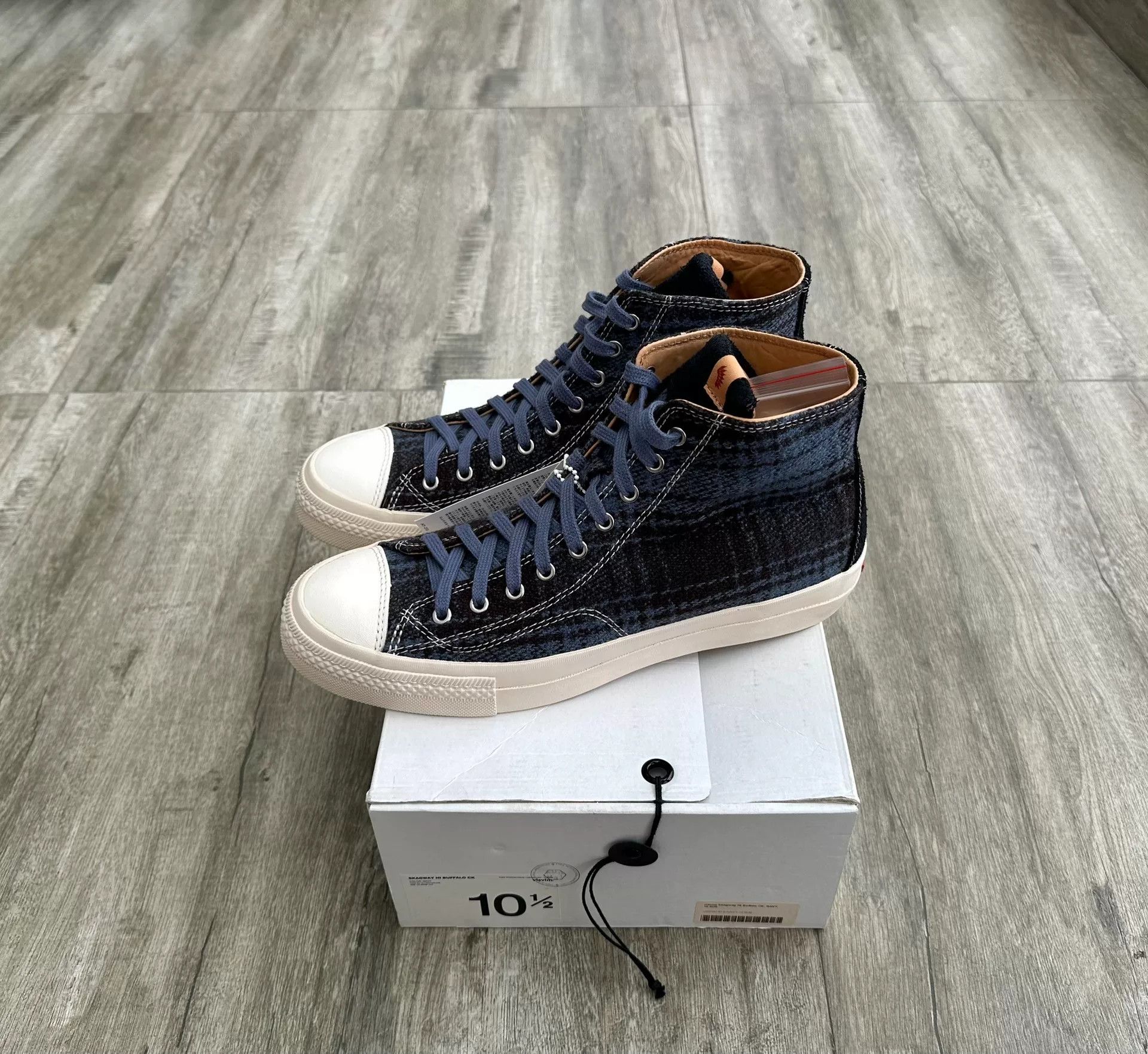 Visvim visvim skagway hi buffalo check shoes Size US 10.5 / EU 43-44 - 2 Thumbnail