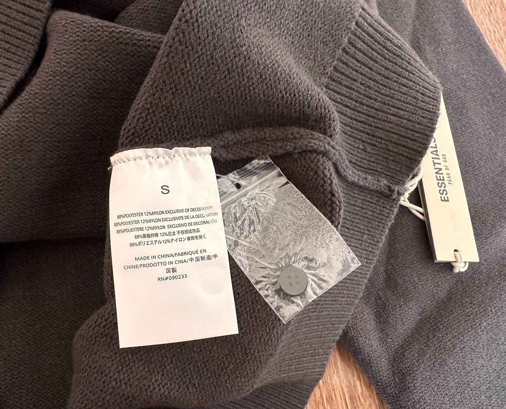 Fear of God fear of god essentials knit long sleeve polo Size US S / EU 44-46 / 1 - 4 Thumbnail