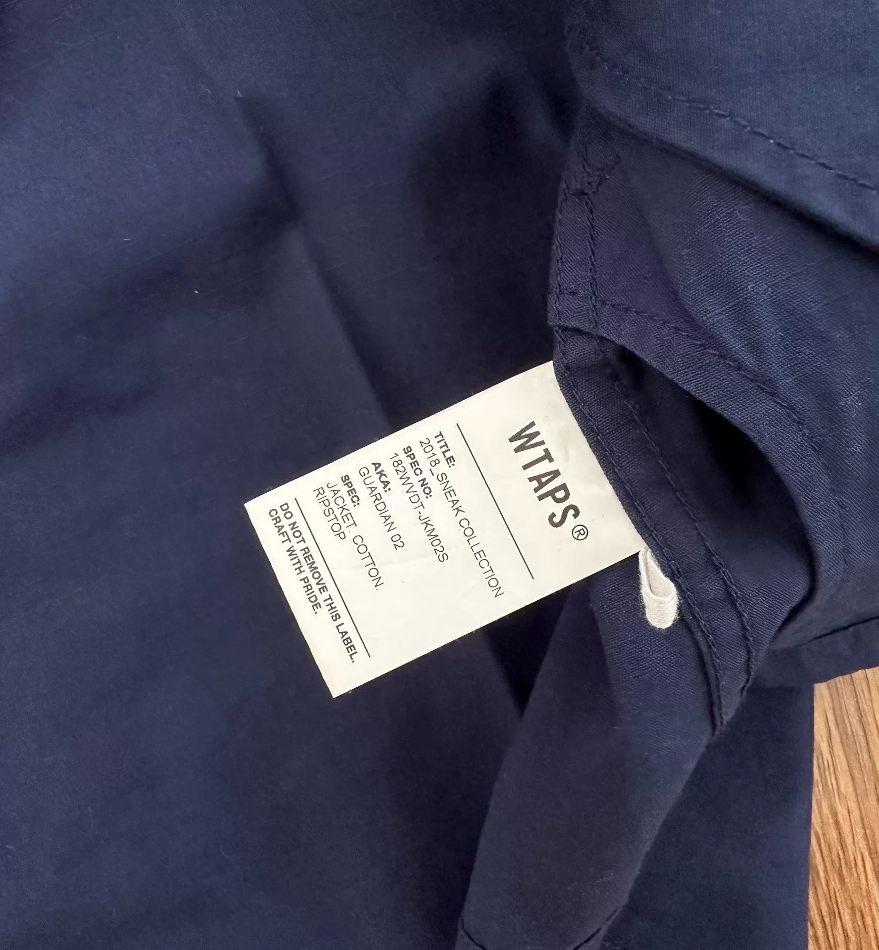 Wtaps WTAPS Guardian Cotton Jacket 18AW Size US S / EU 44-46 / 1 - 4 Thumbnail