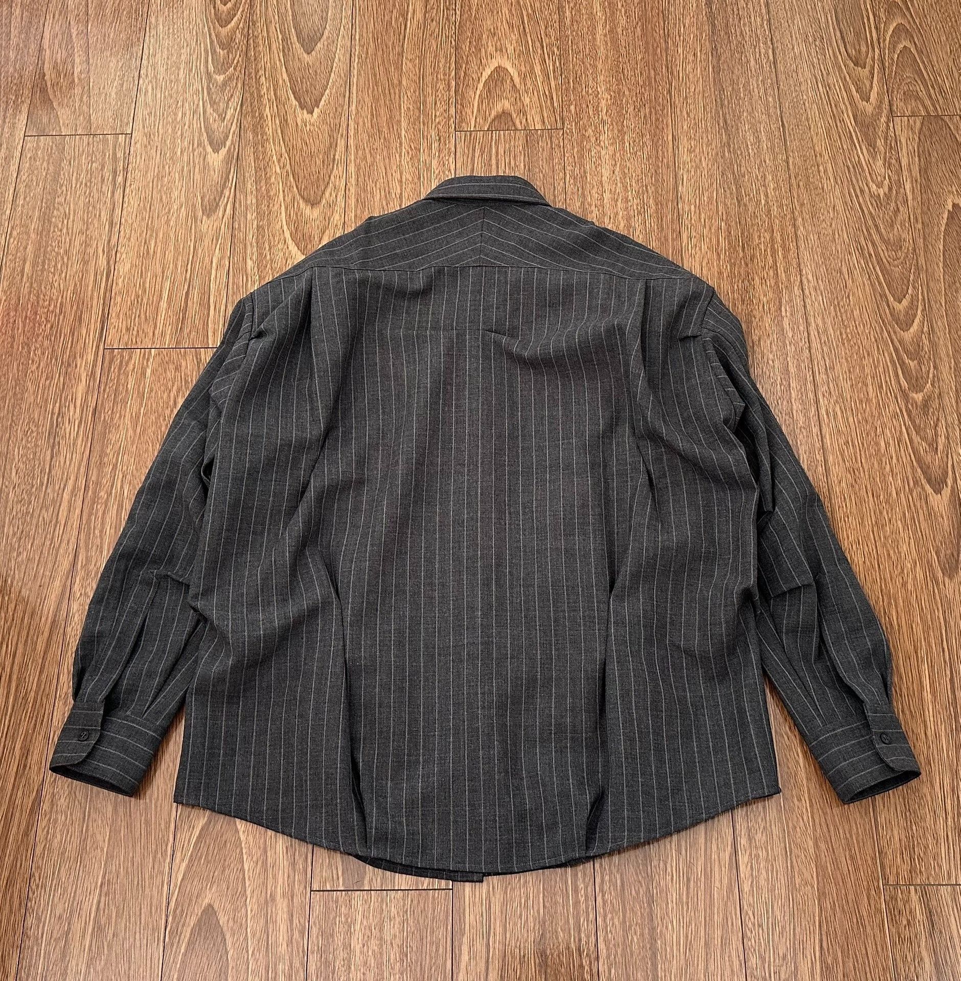 N.Hoolywood n.hoolywood striped wool shirt size 36 Size US S / EU 44-46 / 1 - 2 Thumbnail