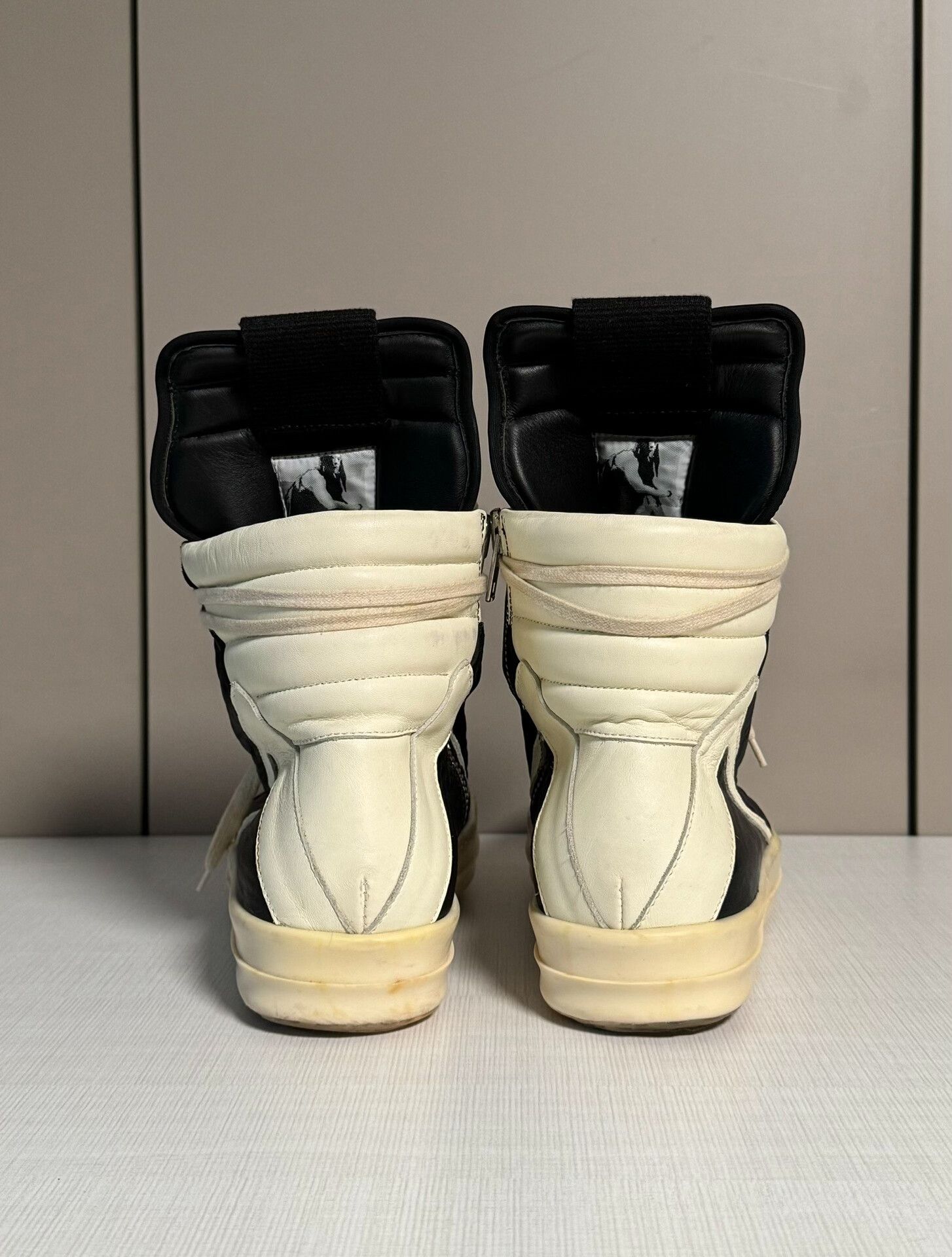 Rick Owens rick owens black leather sneakers with laces Size US 9 / EU 42 - 6 Thumbnail