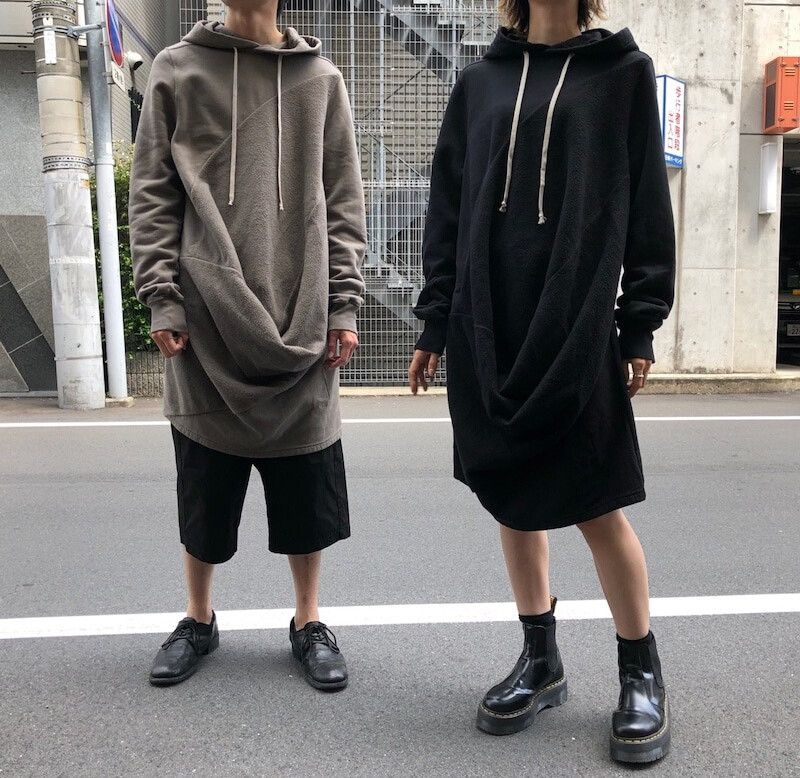 Rick Owens rick owens oversized gray hooded sweatshirt Size US S / EU 44-46 / 1 - 4 Thumbnail