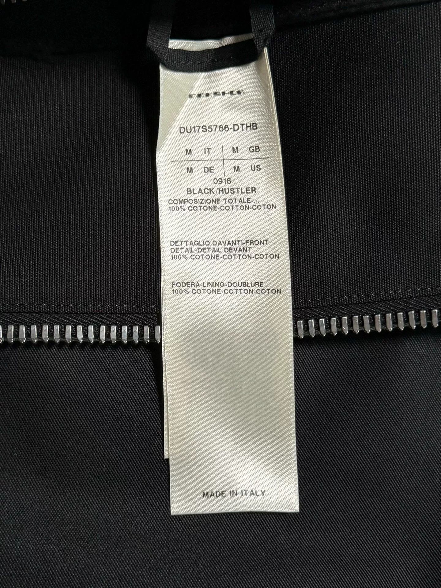 Rick Owens rick owens black jacket with gray panel Size US M / EU 48-50 / 2 - 3 Thumbnail