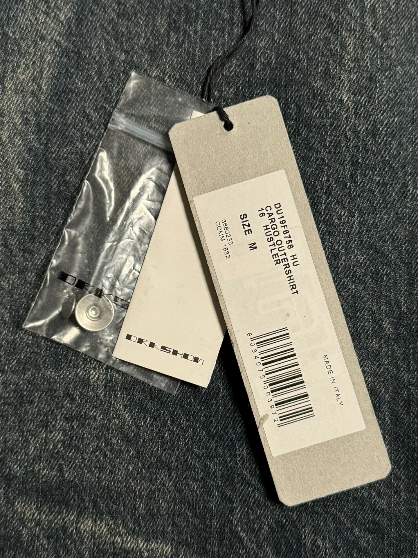 Rick Owens rick owens gradient wash denim jacket Size US M / EU 48-50 / 2 - 4 Thumbnail
