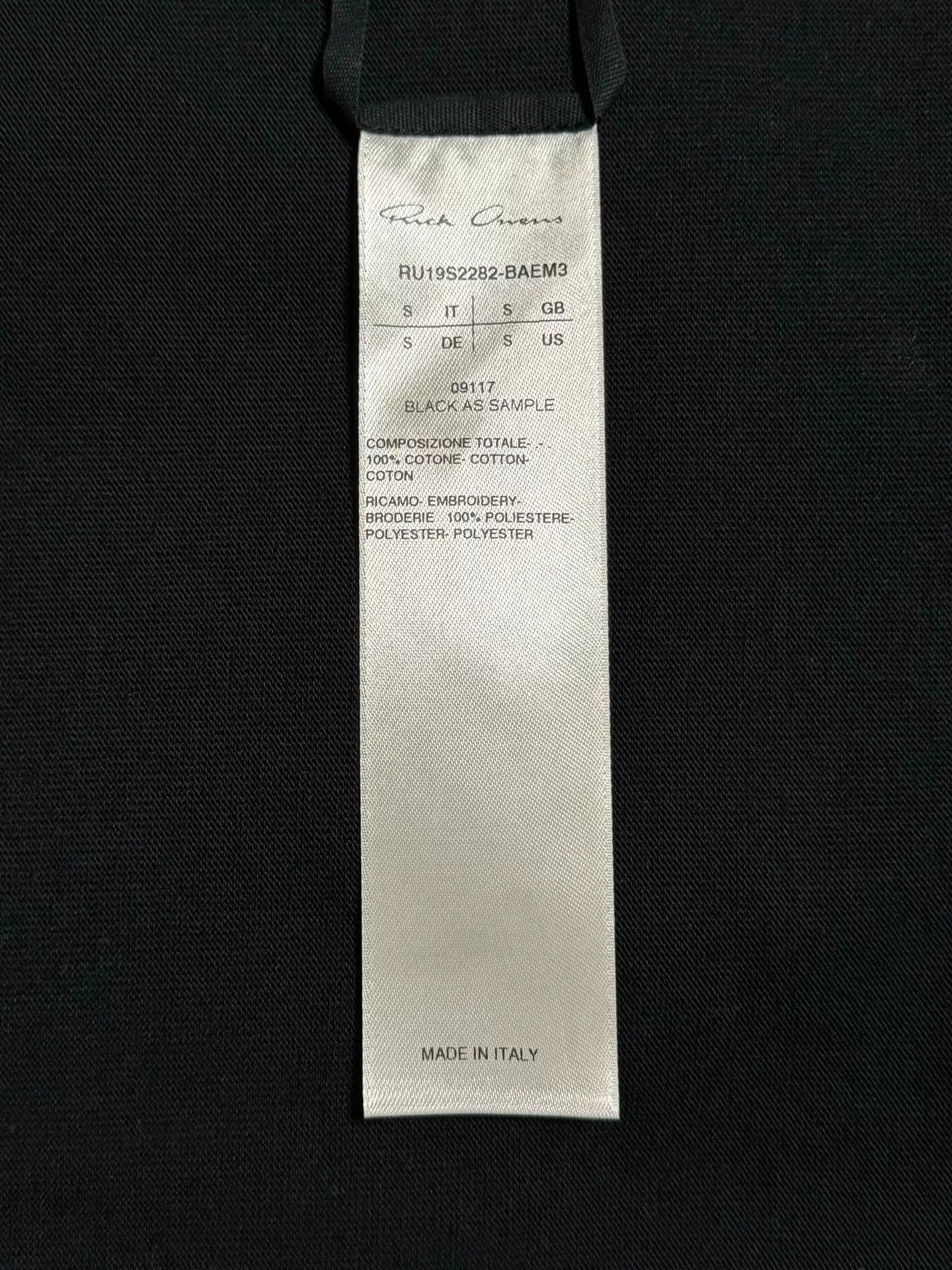 Rick Owens rick owens geometric embroidery short sleeve t-shirt Size US S / EU 44-46 / 1 - 3 Thumbnail