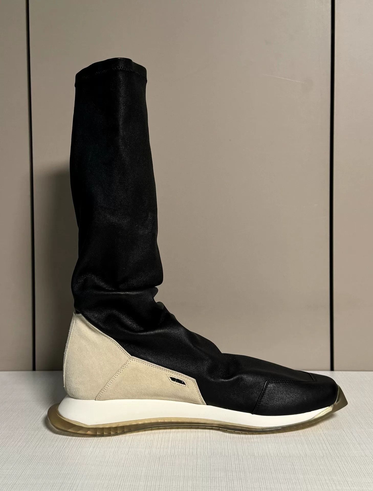 Rick Owens rick owens oblique runner stretch sock boots Size US 10 / EU 43 - 4 Thumbnail