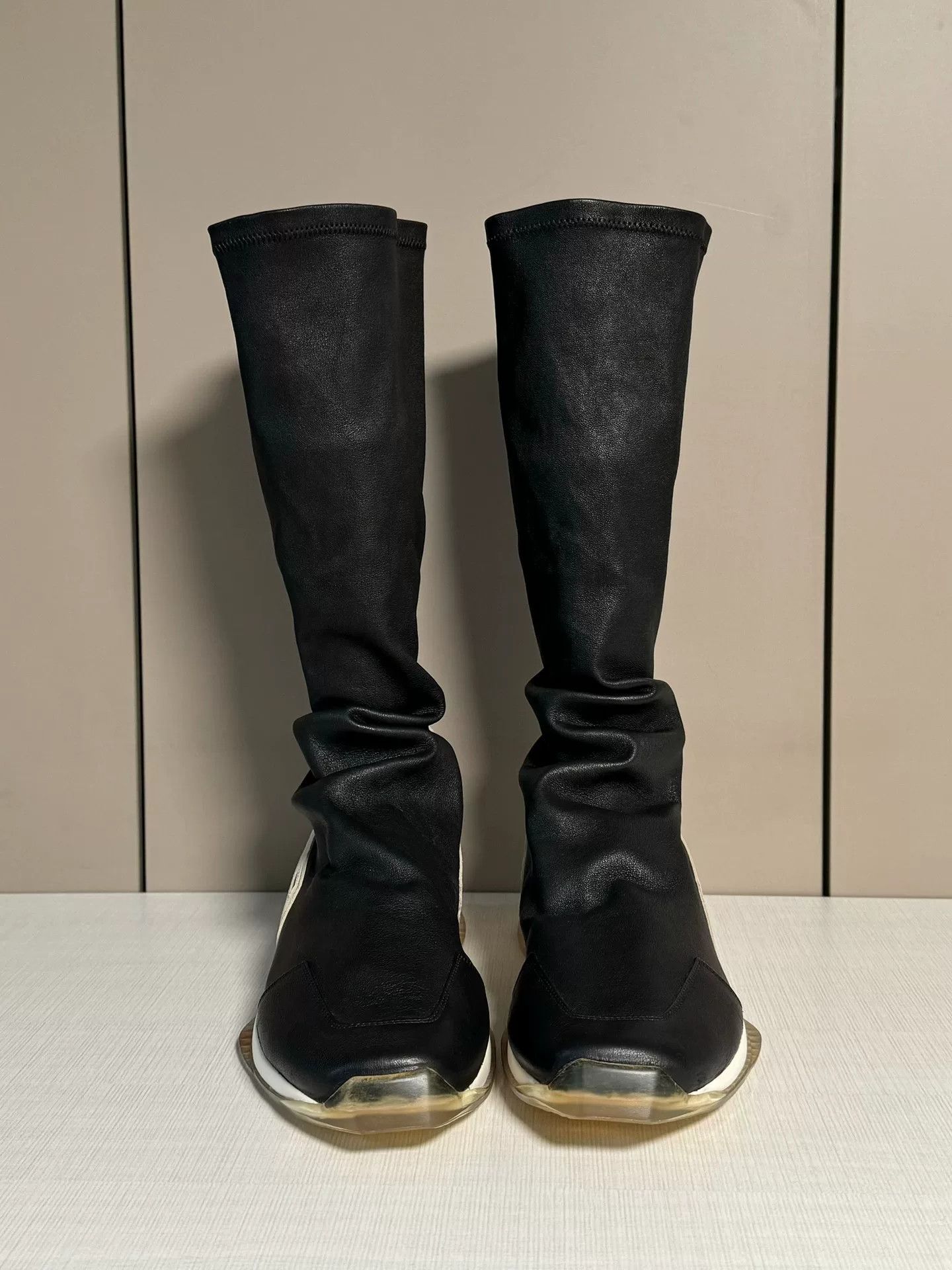 Rick Owens rick owens oblique runner stretch sock boots Size US 10 / EU 43 - 2 Thumbnail