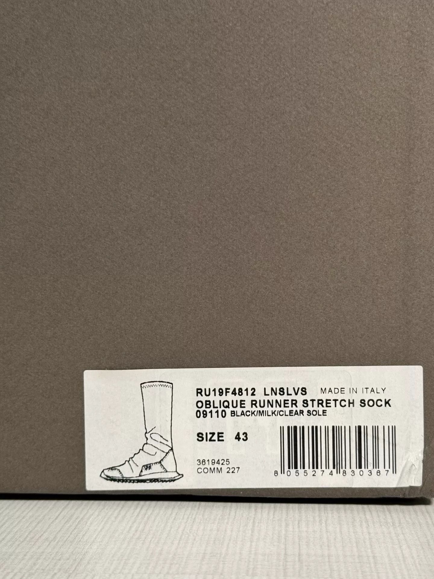Rick Owens rick owens oblique runner stretch sock boots Size US 10 / EU 43 - 8 Thumbnail