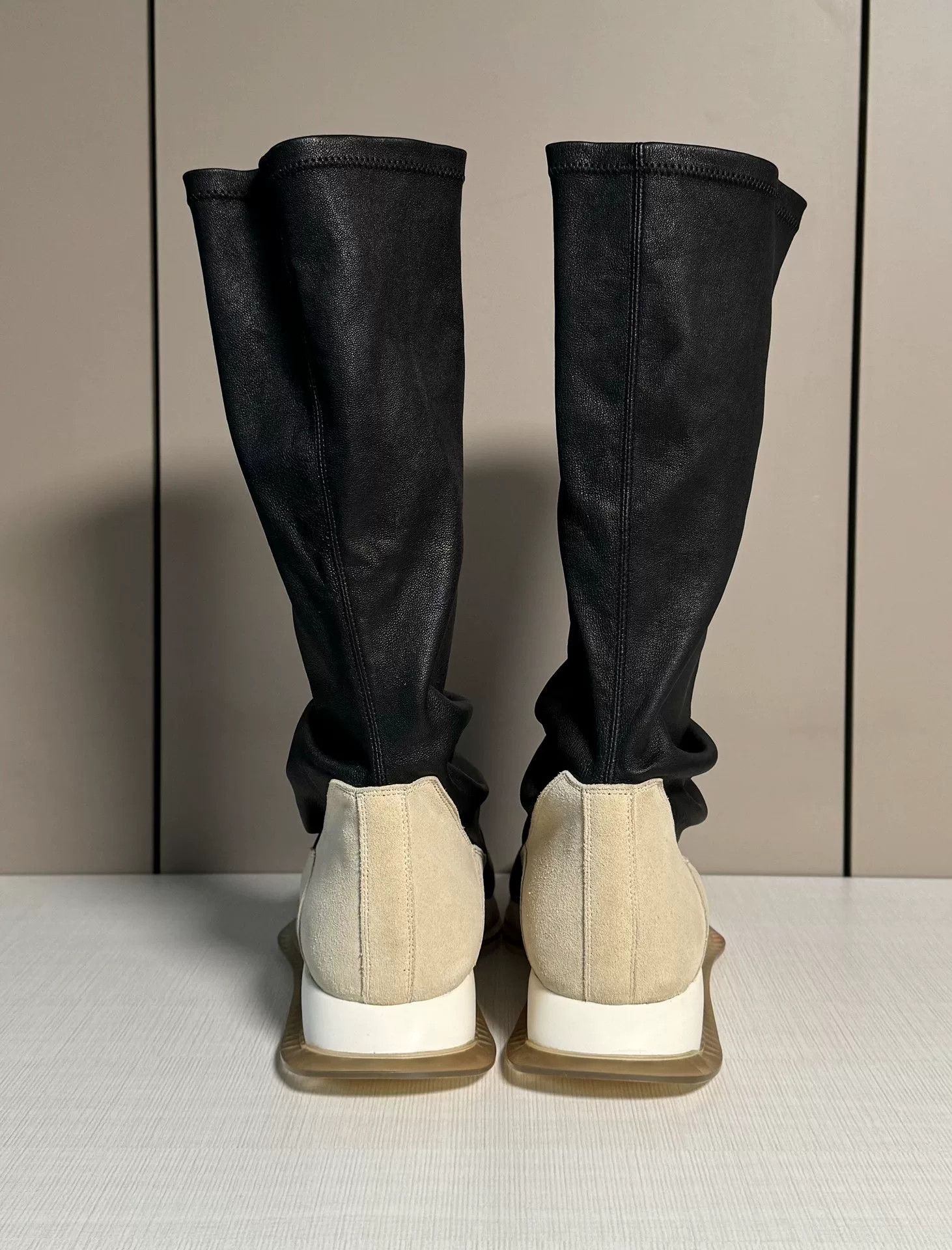 Rick Owens rick owens oblique runner stretch sock boots Size US 10 / EU 43 - 5 Thumbnail
