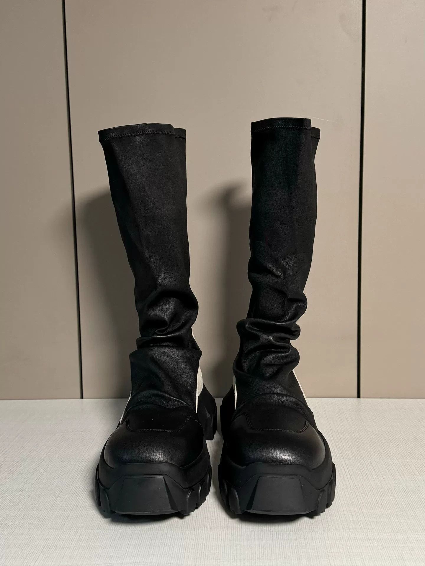 Rick Owens rick owens ro bozo tractor sock boots Size US 10 / EU 43 - 2 Thumbnail