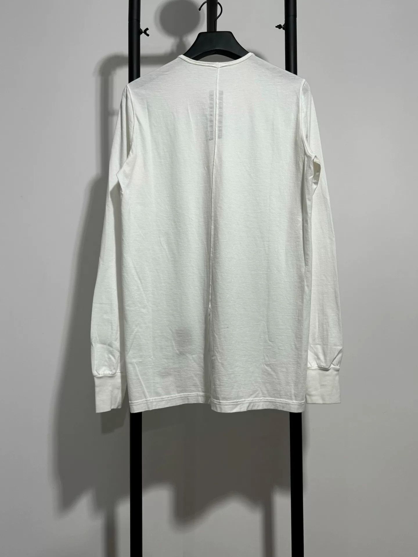 Rick Owens rick owens long sleeve t-shirt in white Size US S / EU 44-46 / 1 - 2 Thumbnail