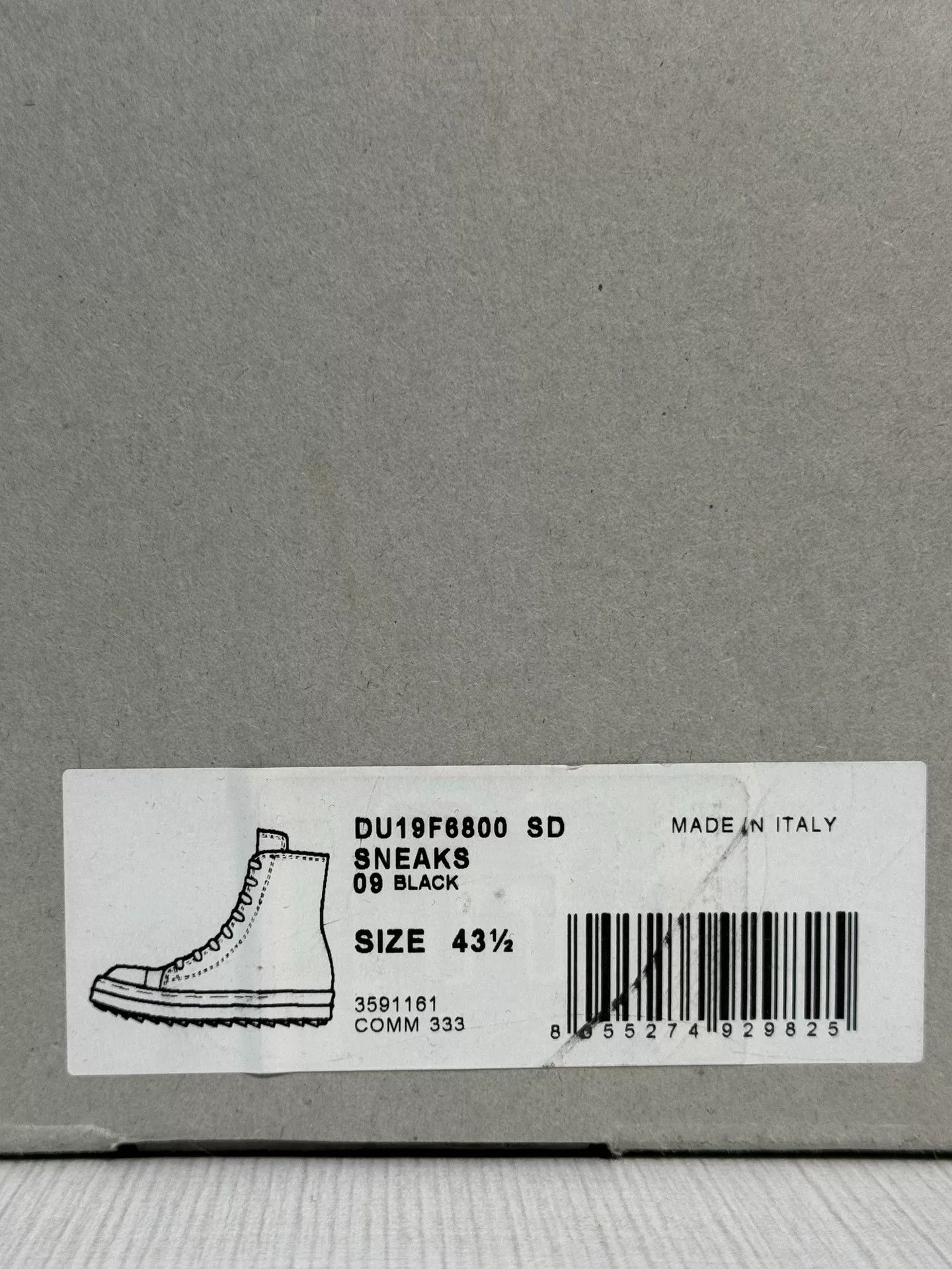 Converse rick owens ro gradient high-top sneakers Size US 10.5 / EU 43-44 - 9 Thumbnail